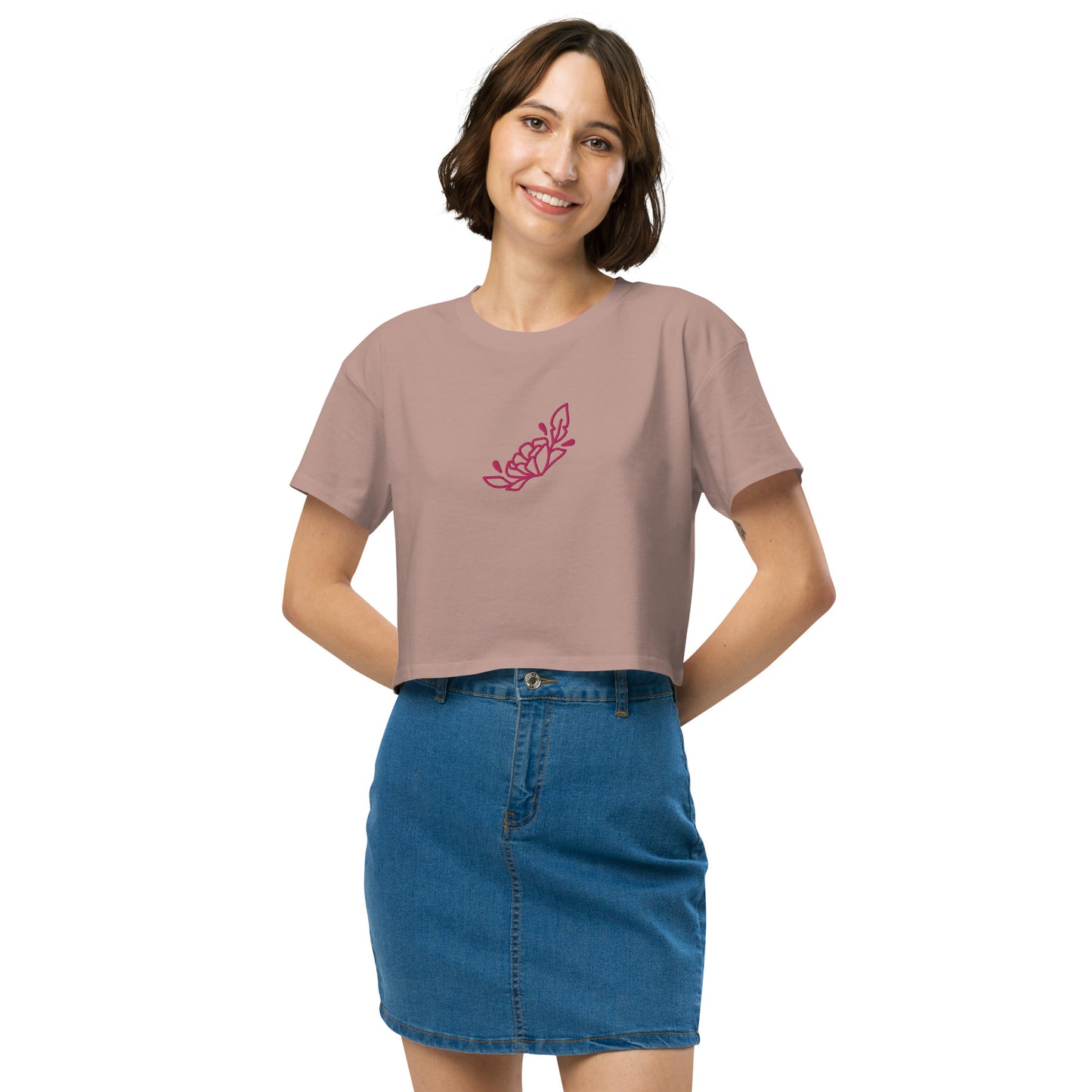 Flower Women’s crop top