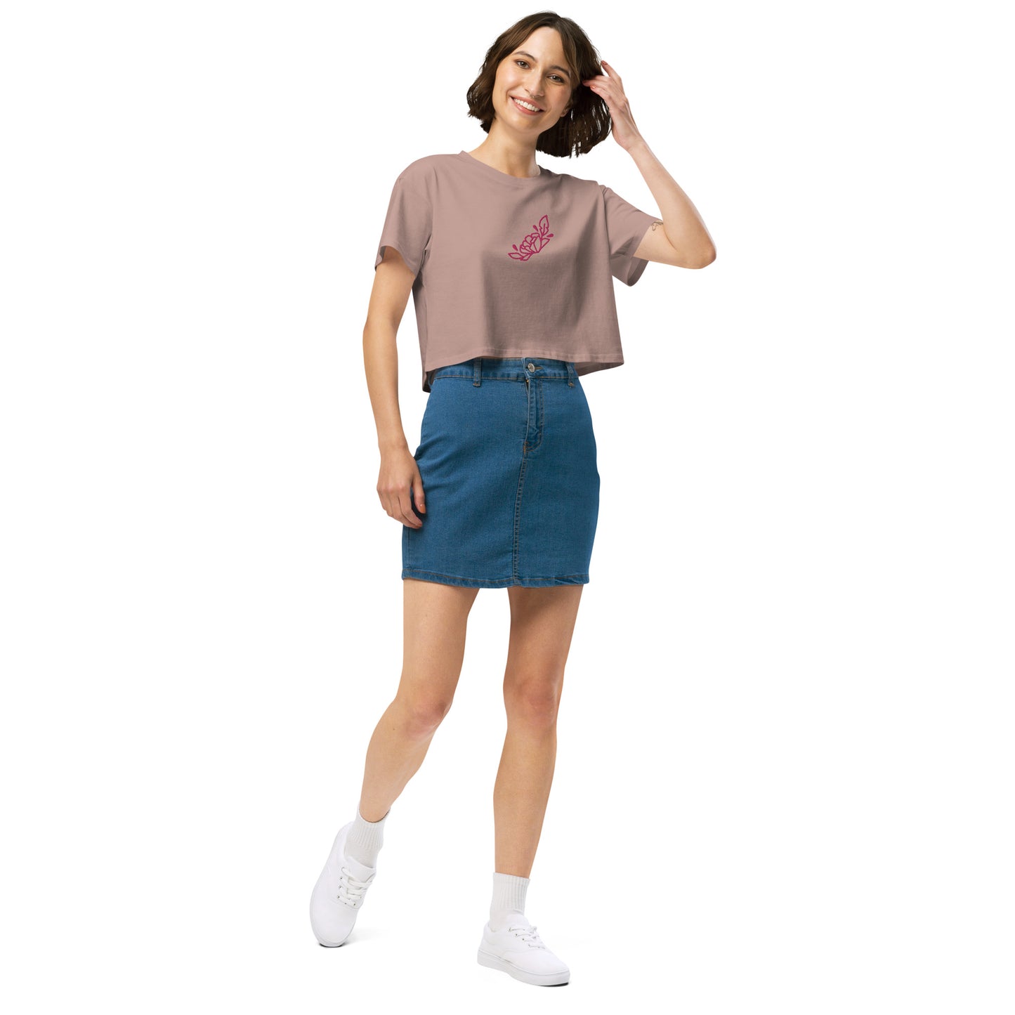 Flower Women’s crop top