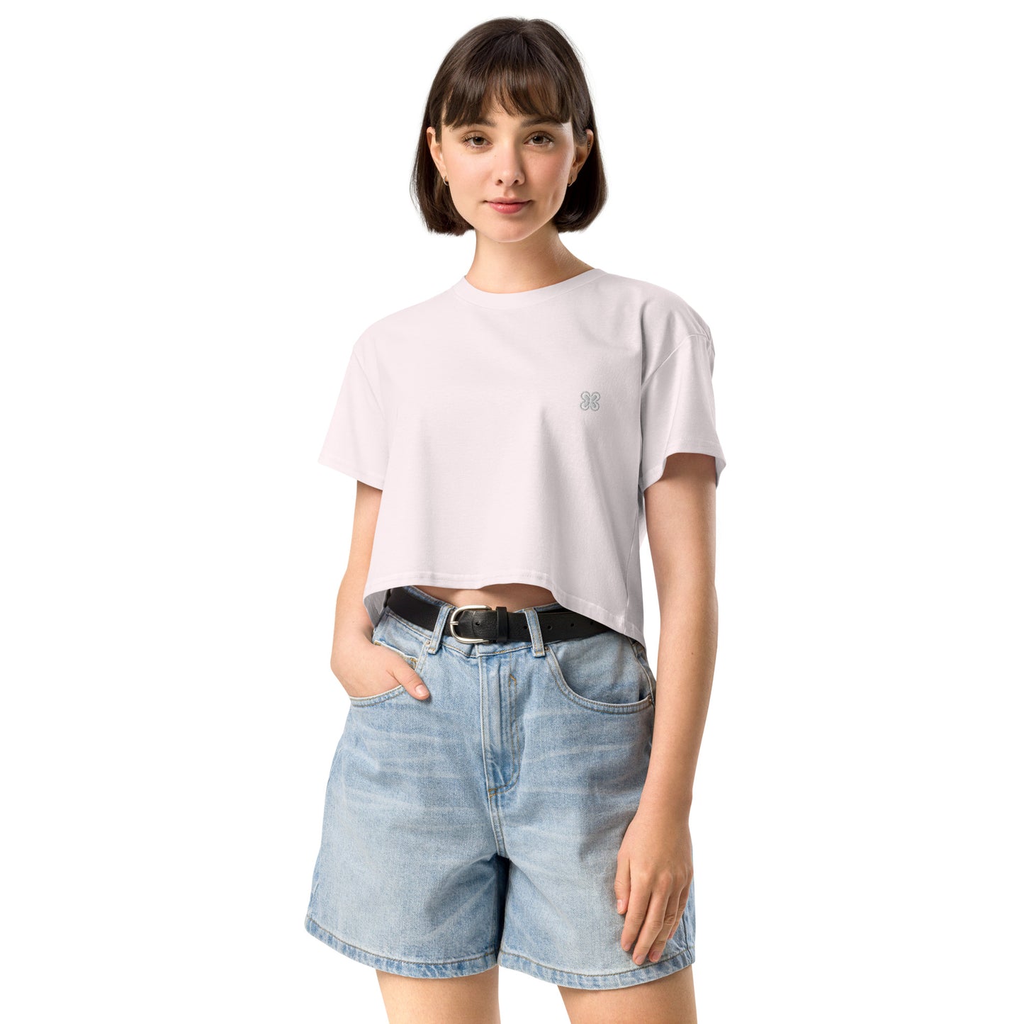 Plain Solid-Colored Women’s crop top