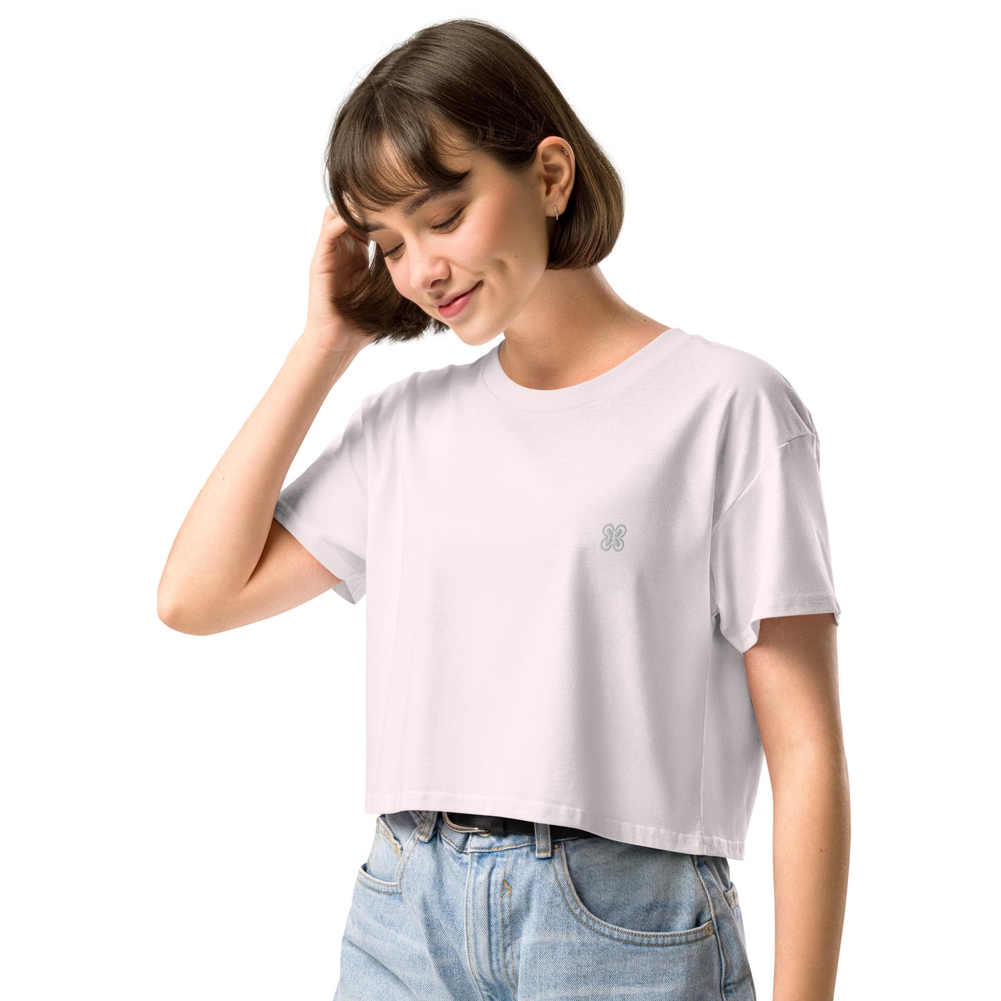 Plain Solid-Colored Women’s crop top