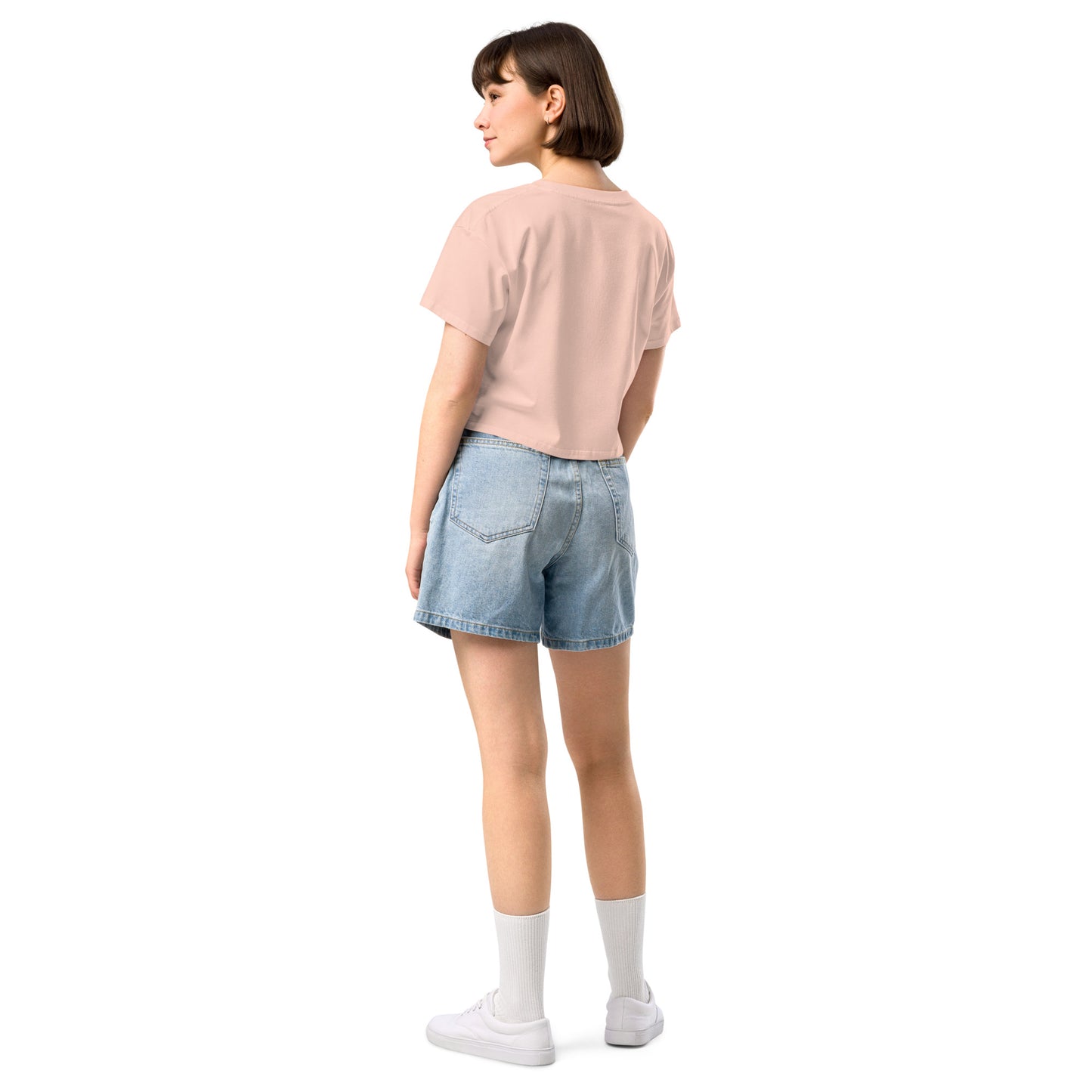 Plain Solid-Colored Women’s crop top