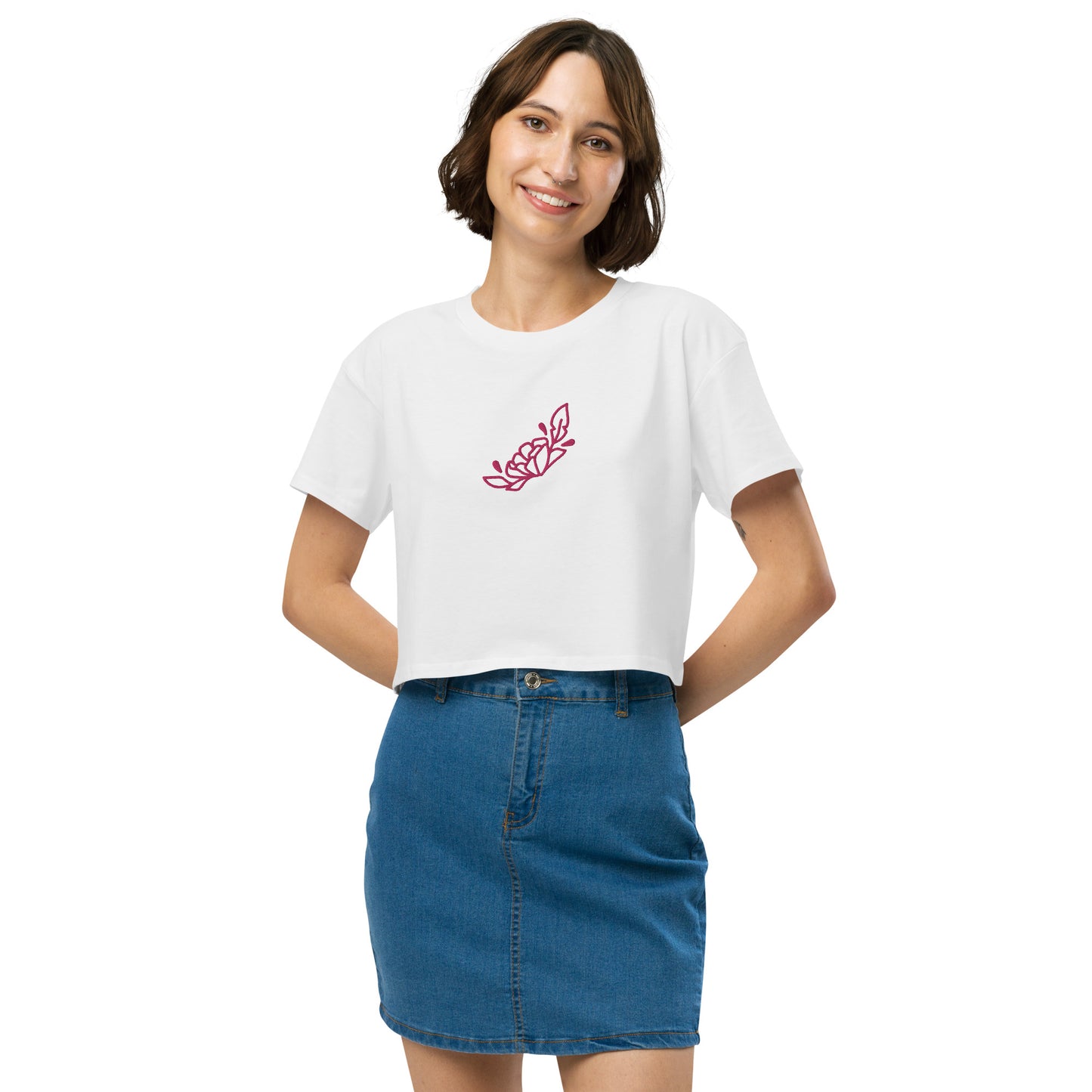 Flower Women’s crop top