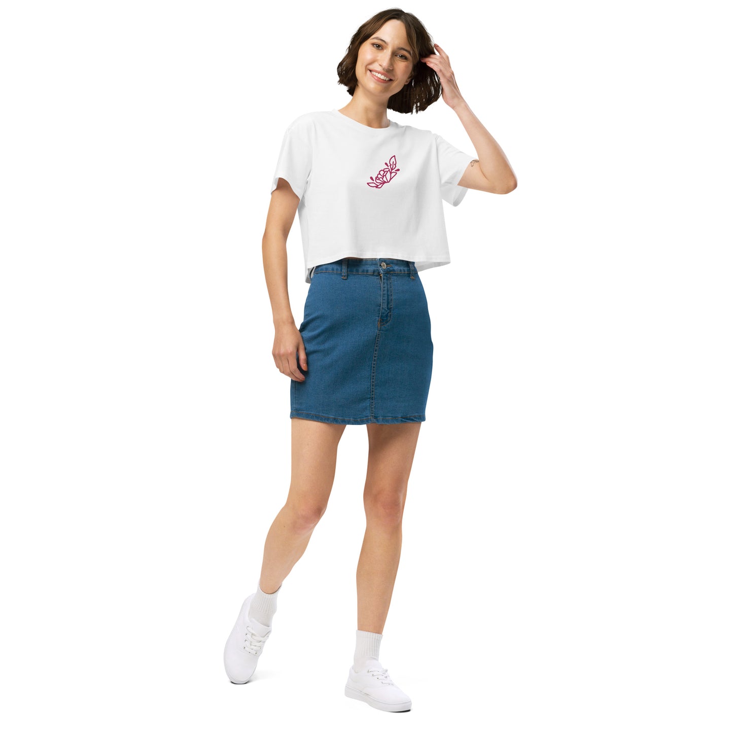 Flower Women’s crop top