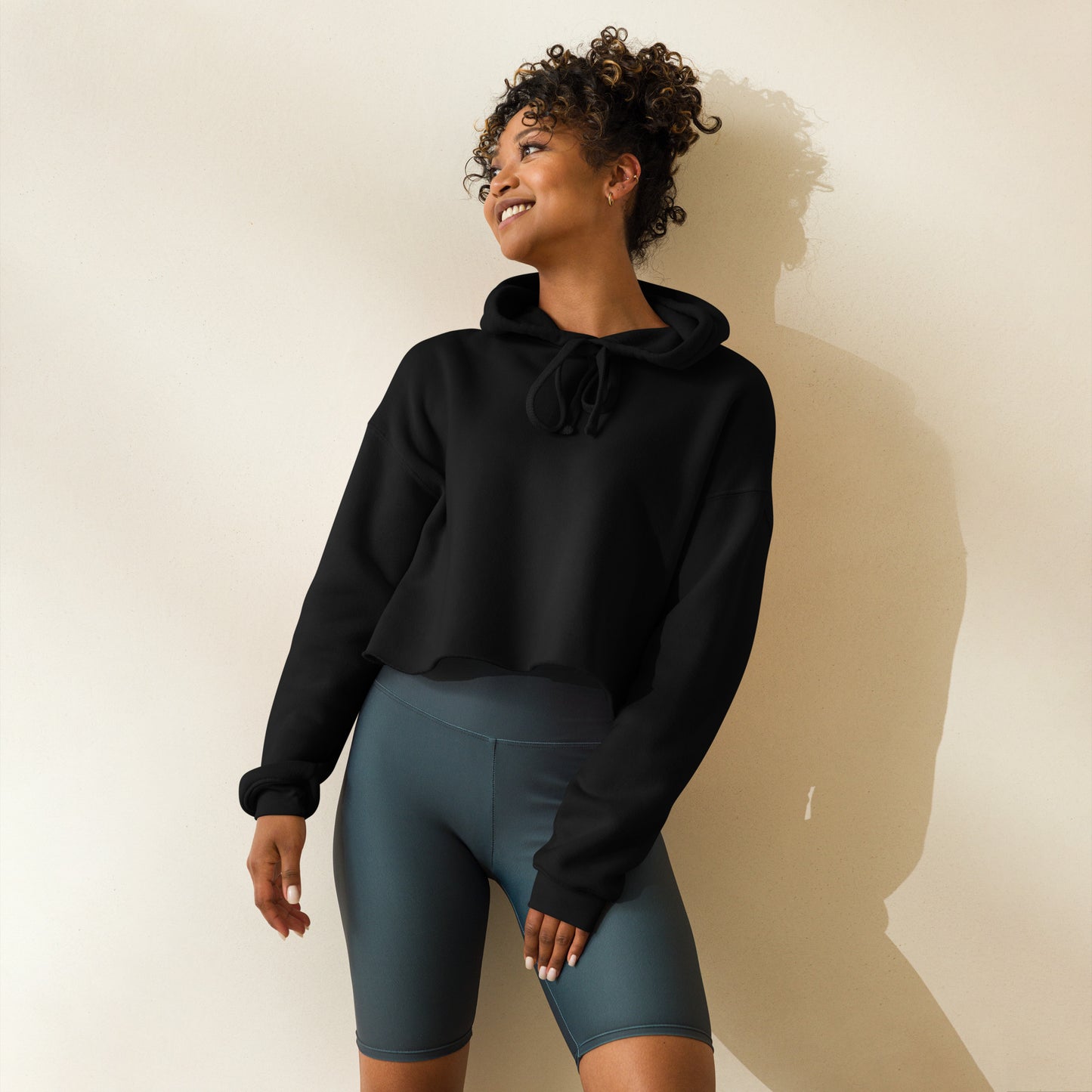Plain Crop Hoodie