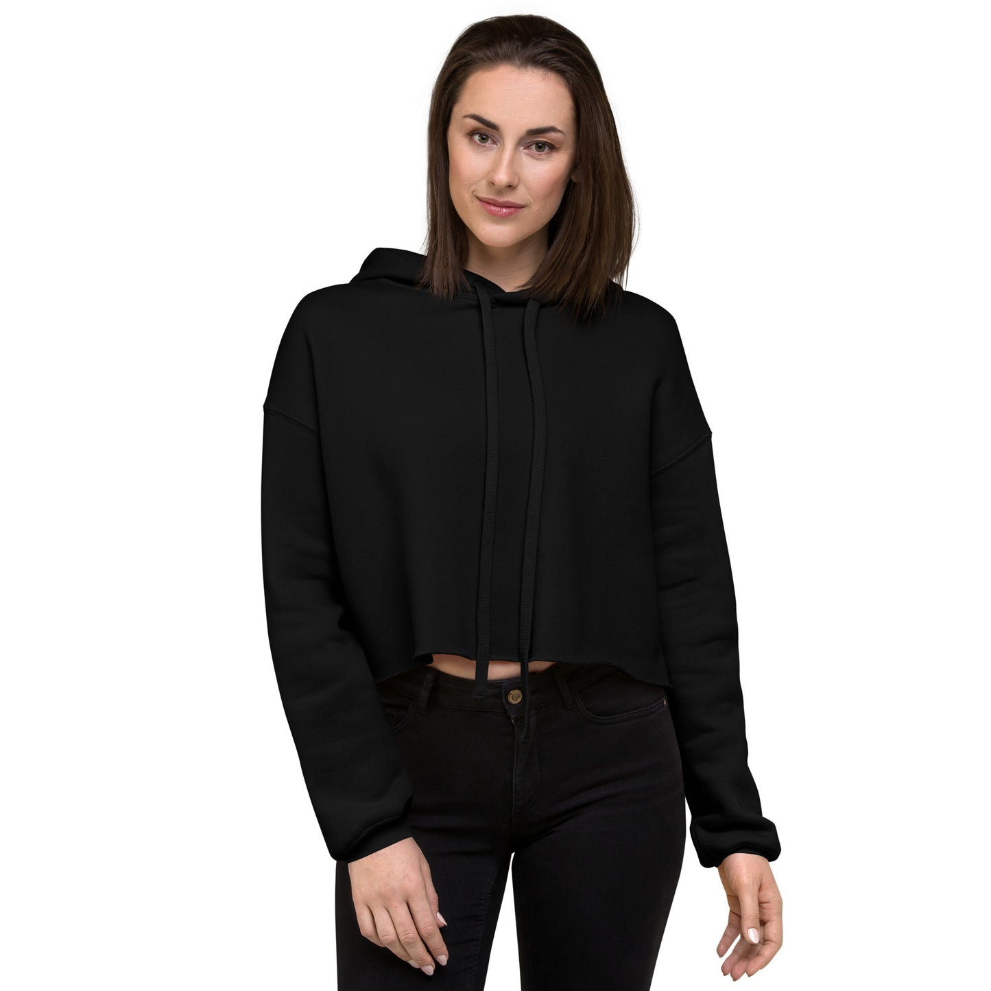 Plain Crop Hoodie