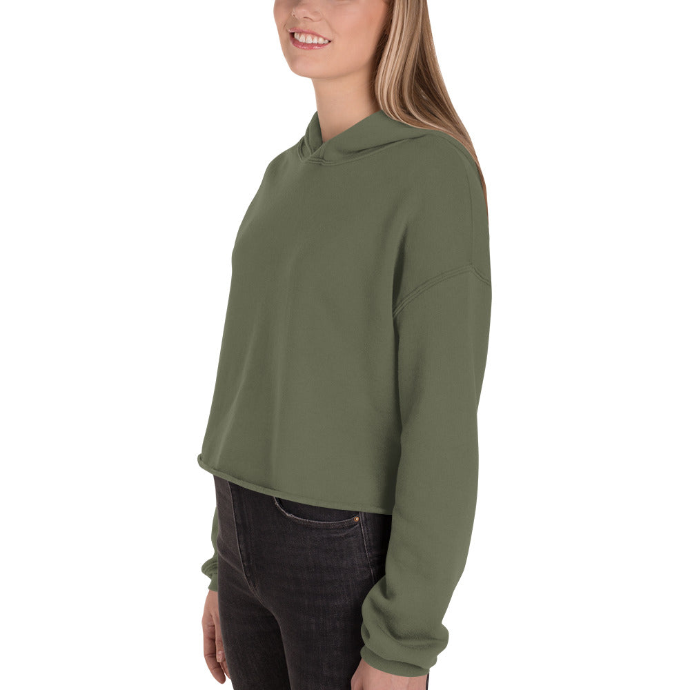 Plain Crop Hoodie