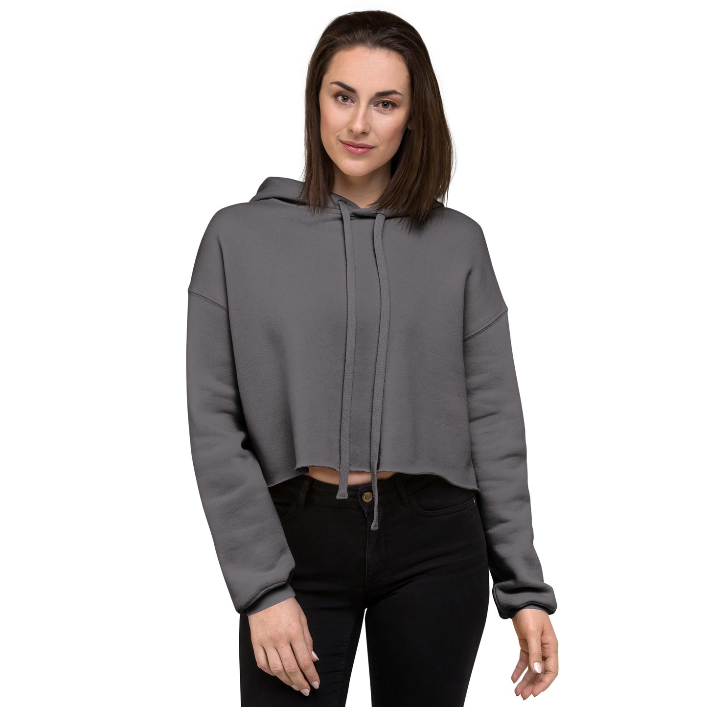 Plain Crop Hoodie