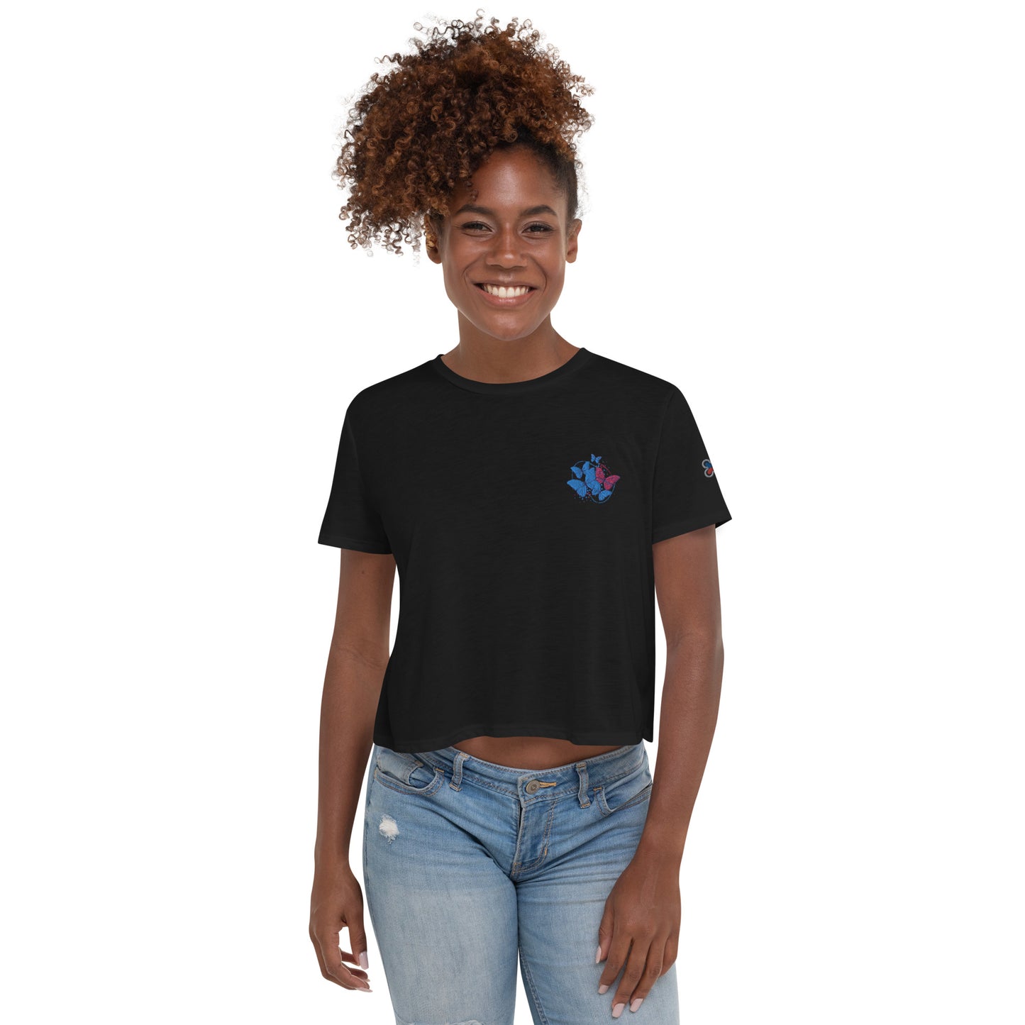 Butterfly Crop Tee