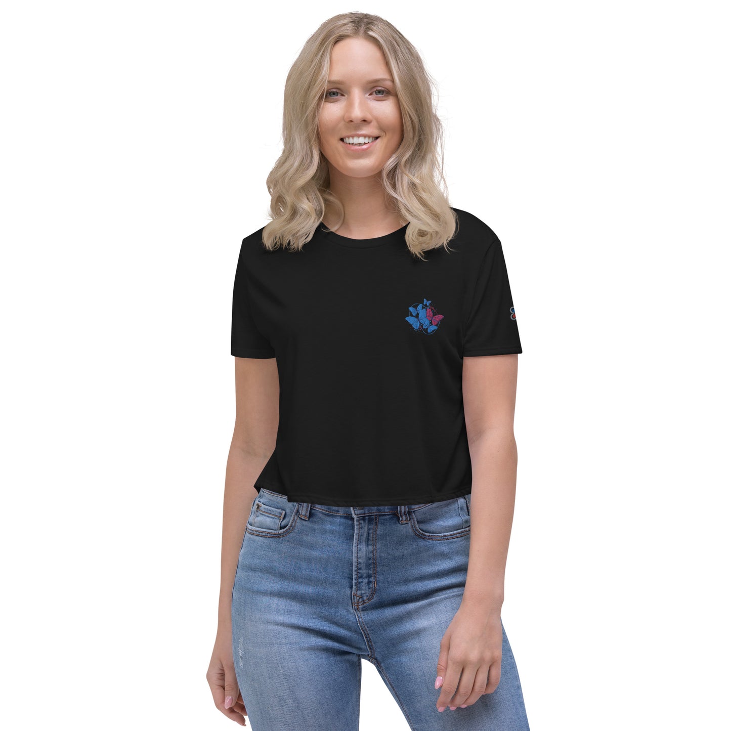 Butterfly Crop Tee