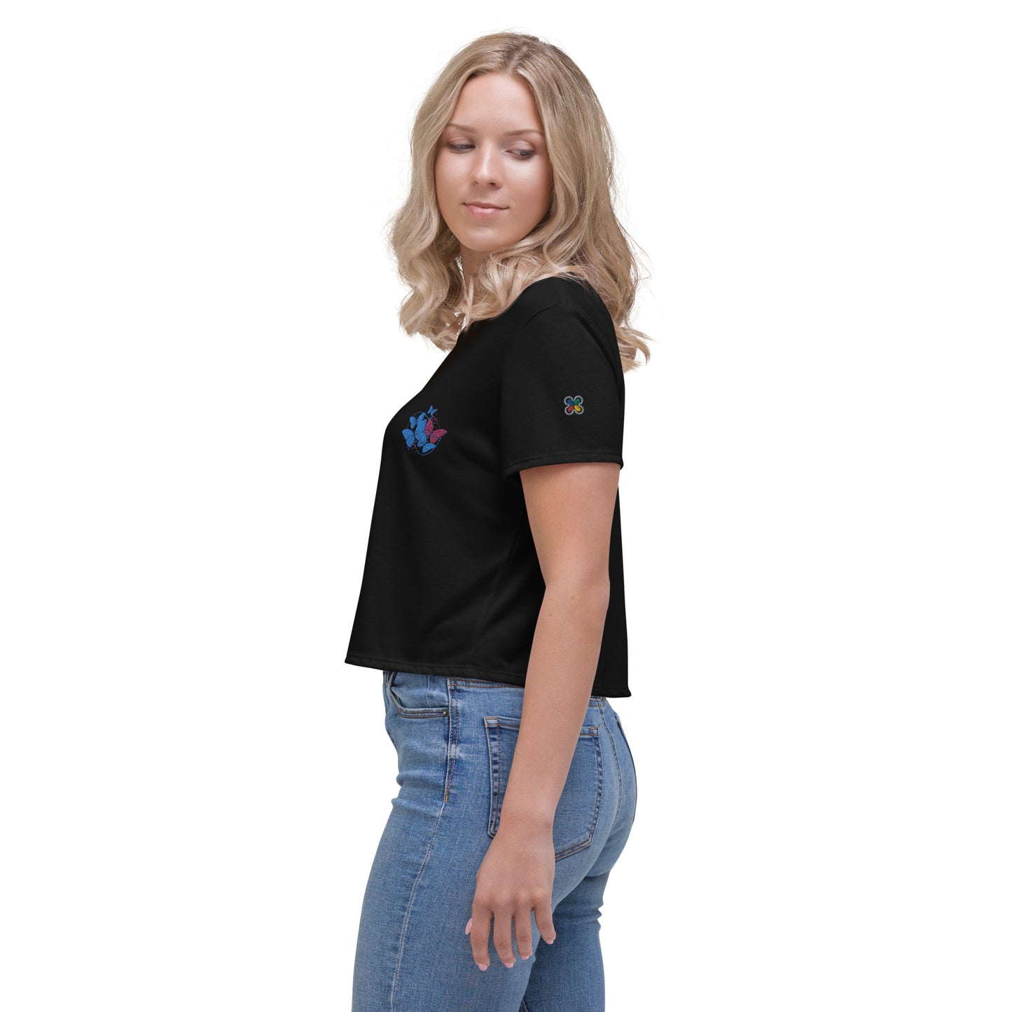 Butterfly Crop Tee