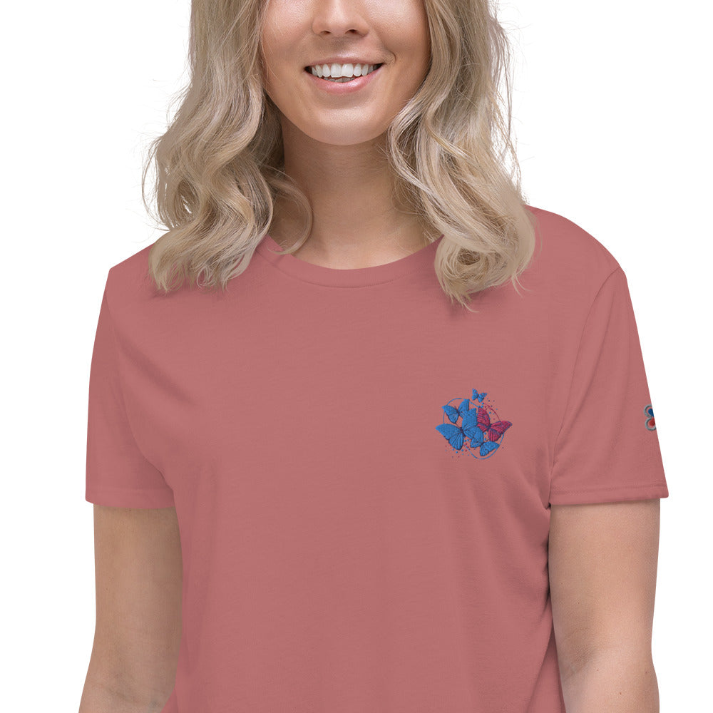 Butterfly Crop Tee