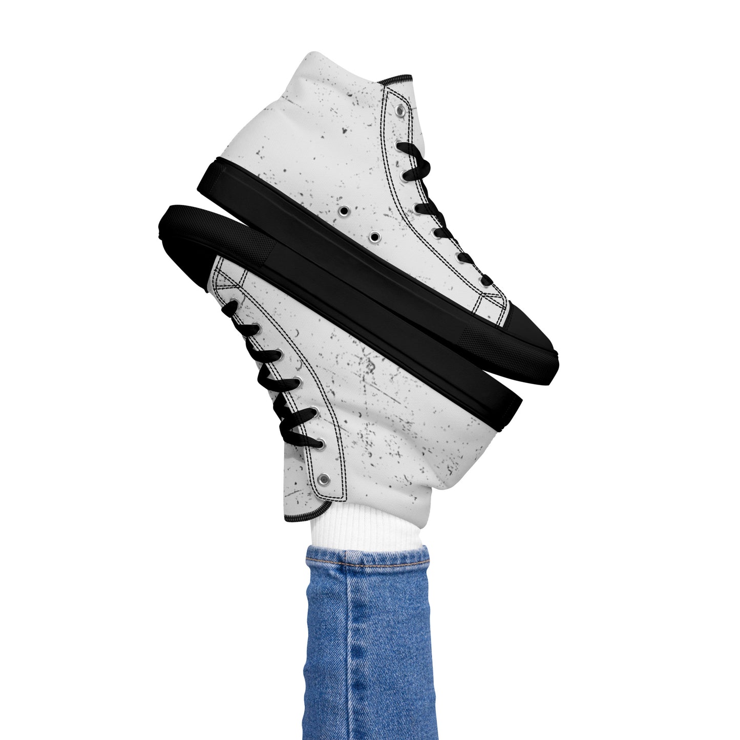 Marble Style Women’s high top canvas shoes