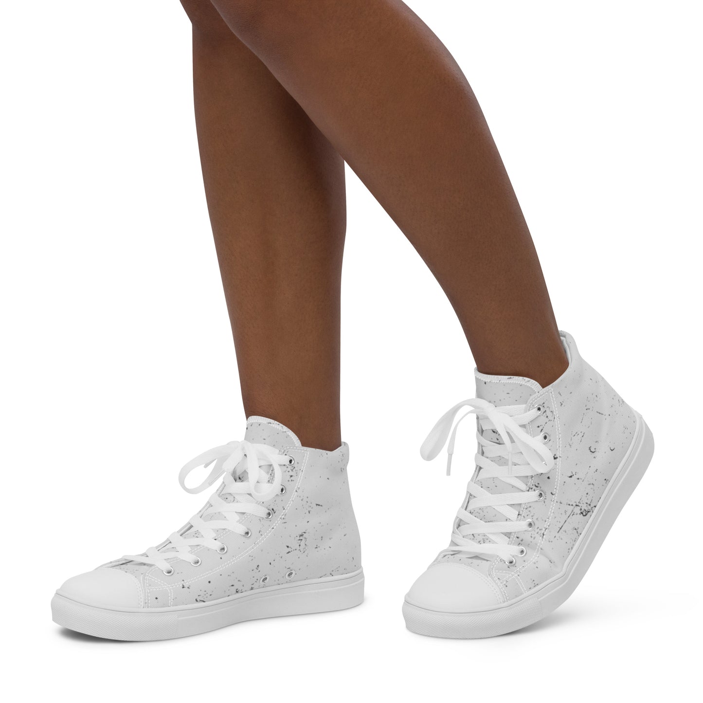 Marble Style Women’s high top canvas shoes