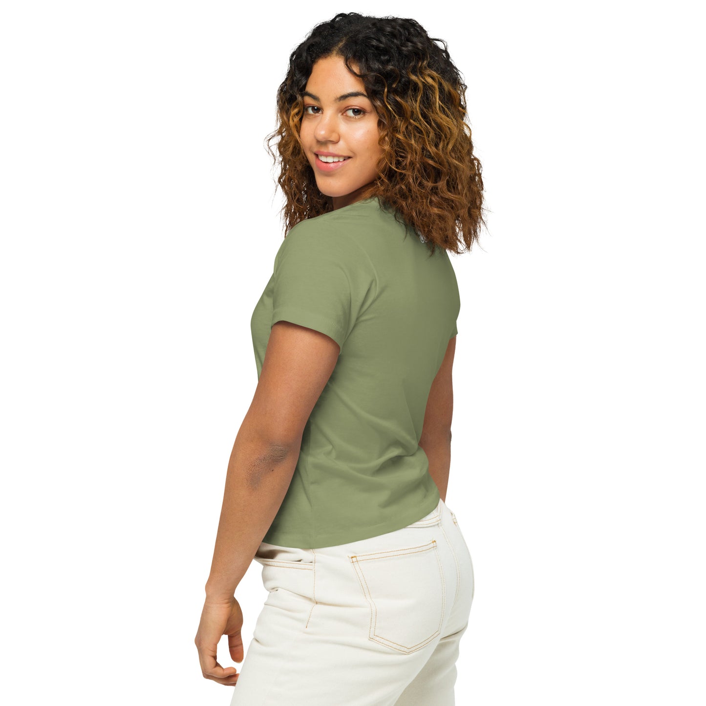 Women’s Waves high-waisted t-shirt