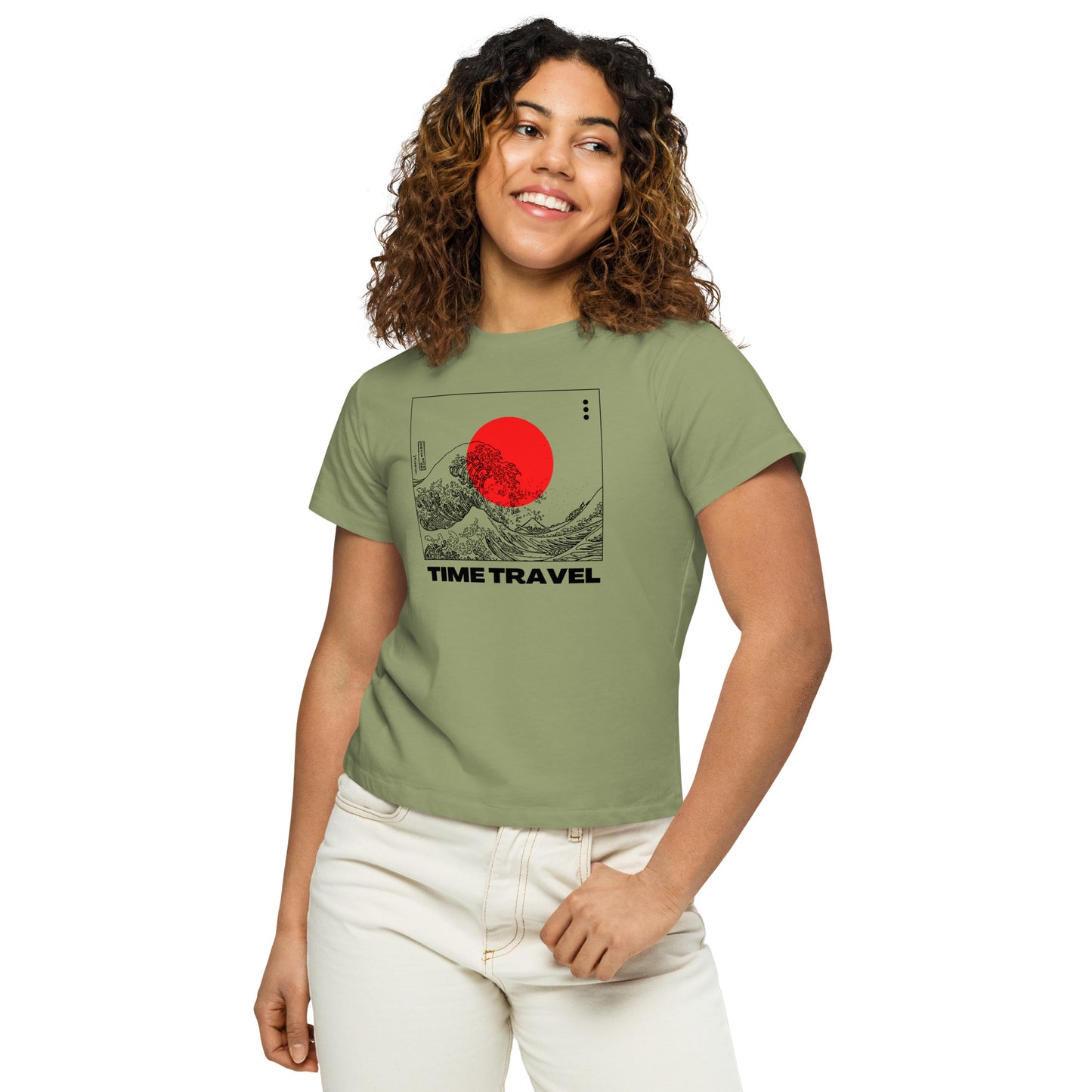 Time Travel Women’s high-waisted t-shirt