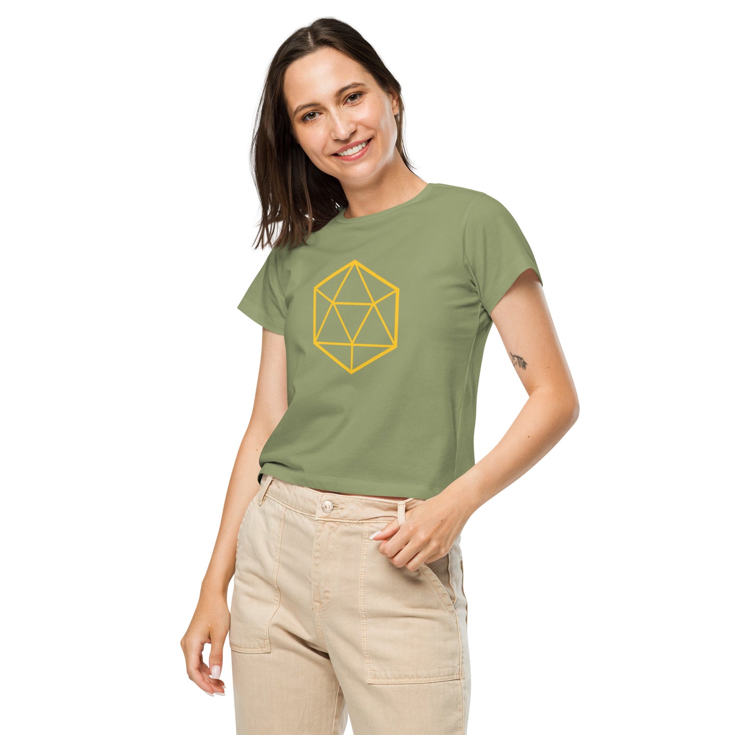 Geo-Women’s high-waisted t-shirt