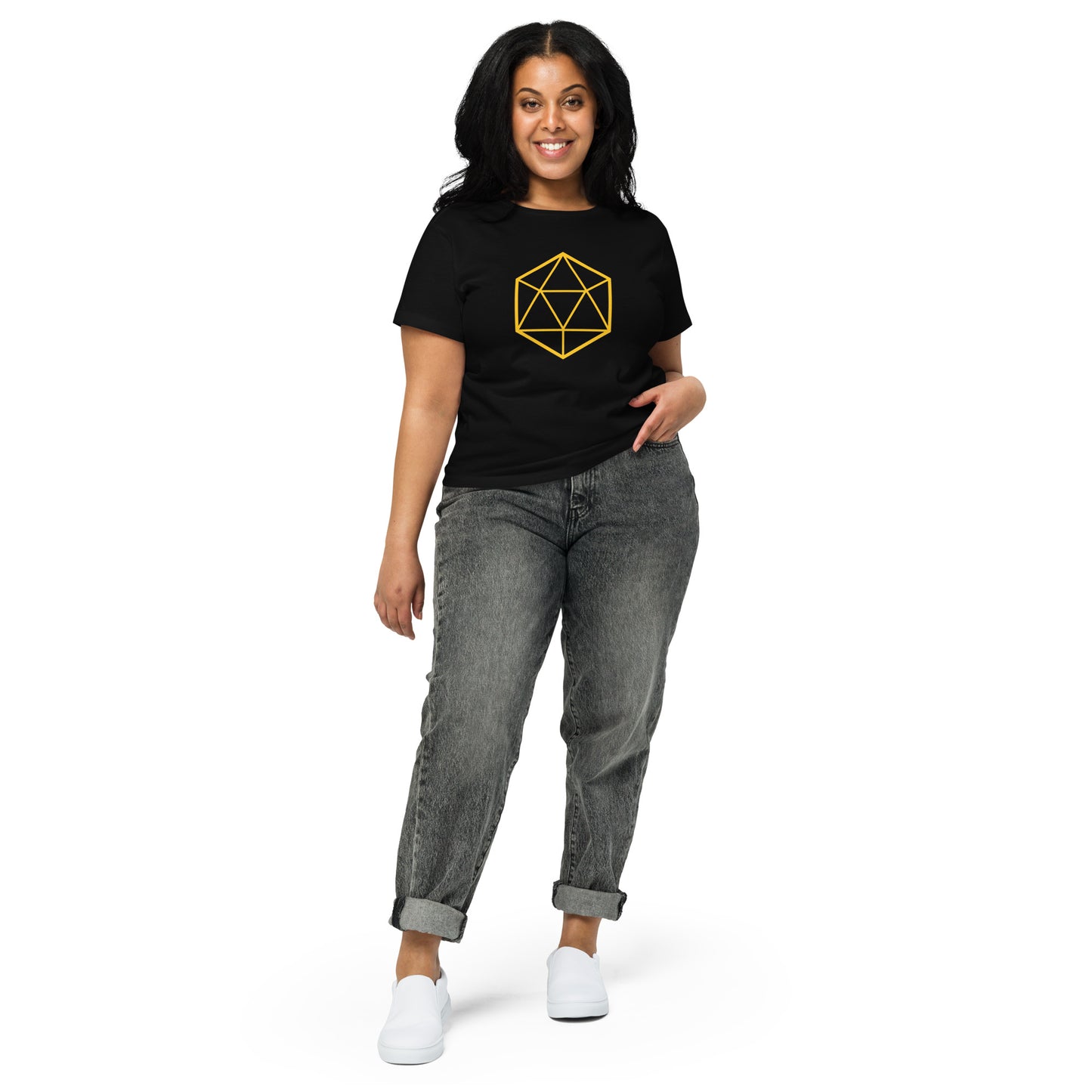 Geo-Women’s high-waisted t-shirt