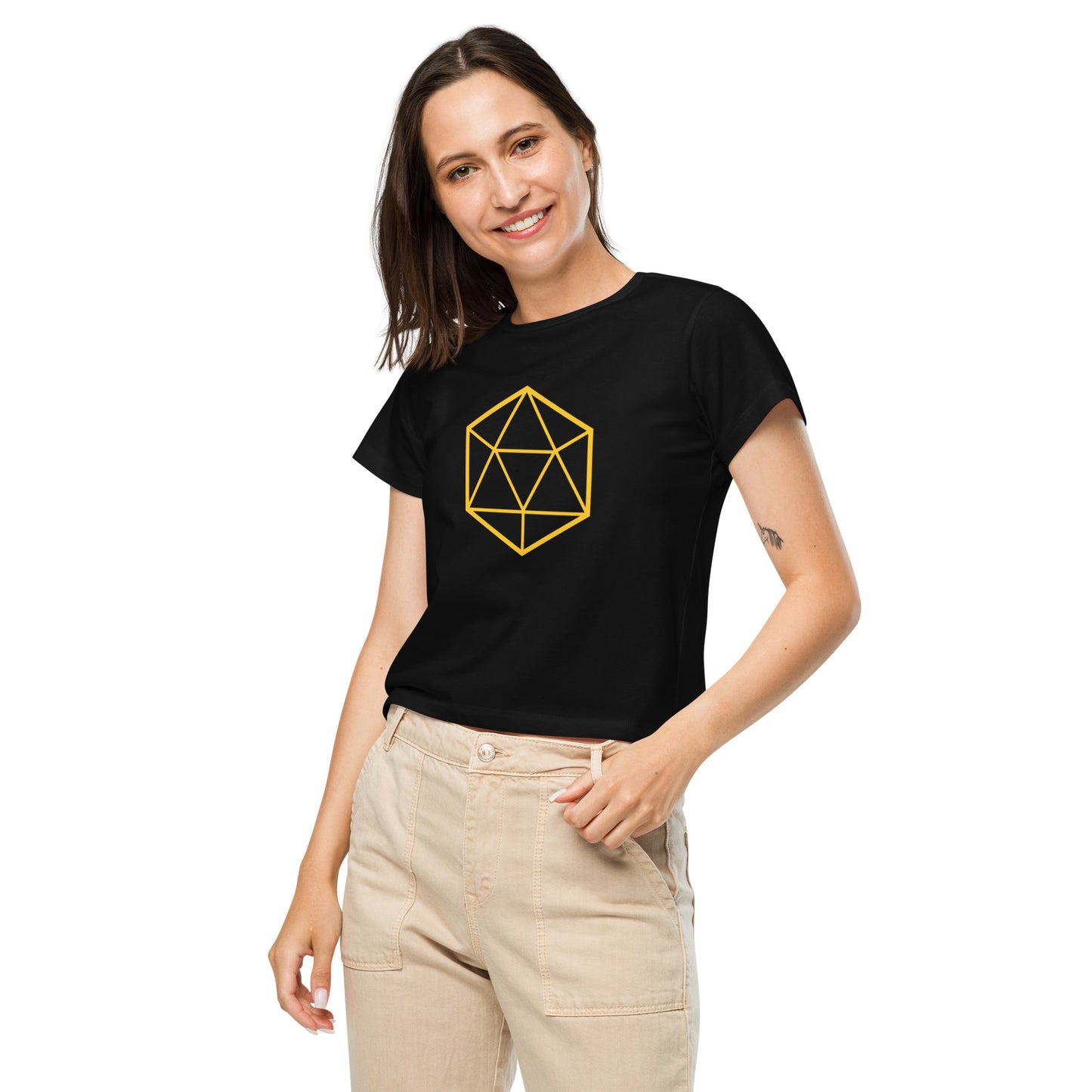 Geo-Women’s high-waisted t-shirt