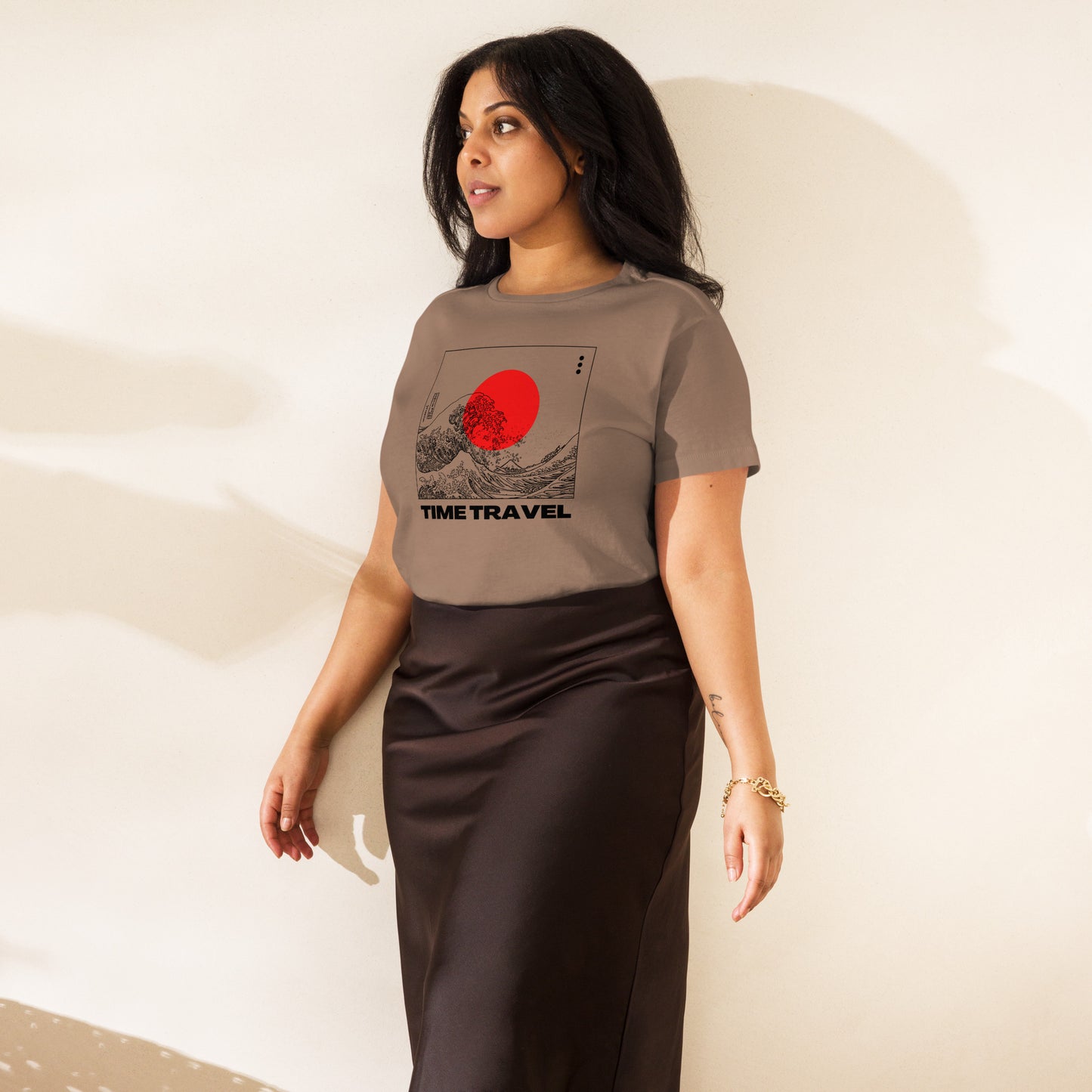 Time Travel Women’s high-waisted t-shirt