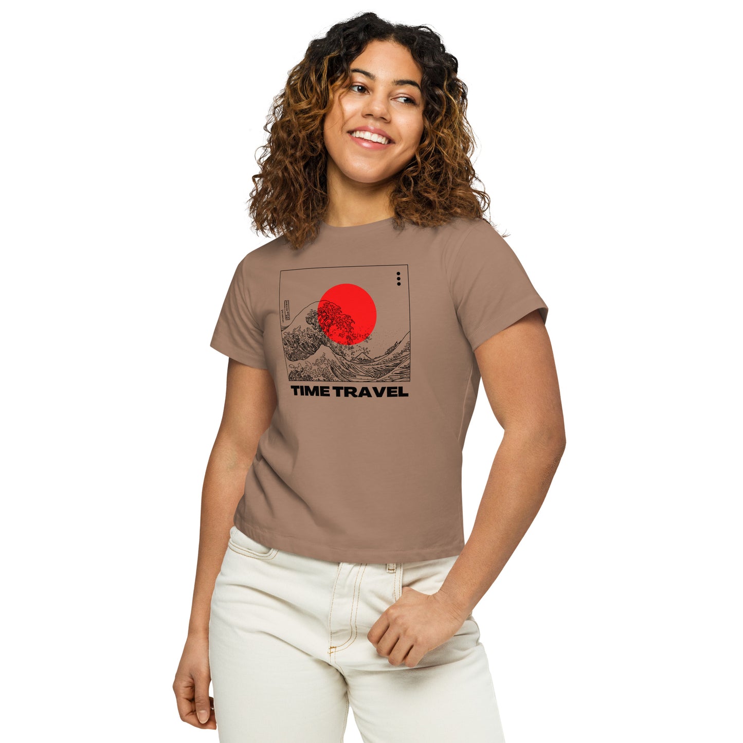 Time Travel Women’s high-waisted t-shirt