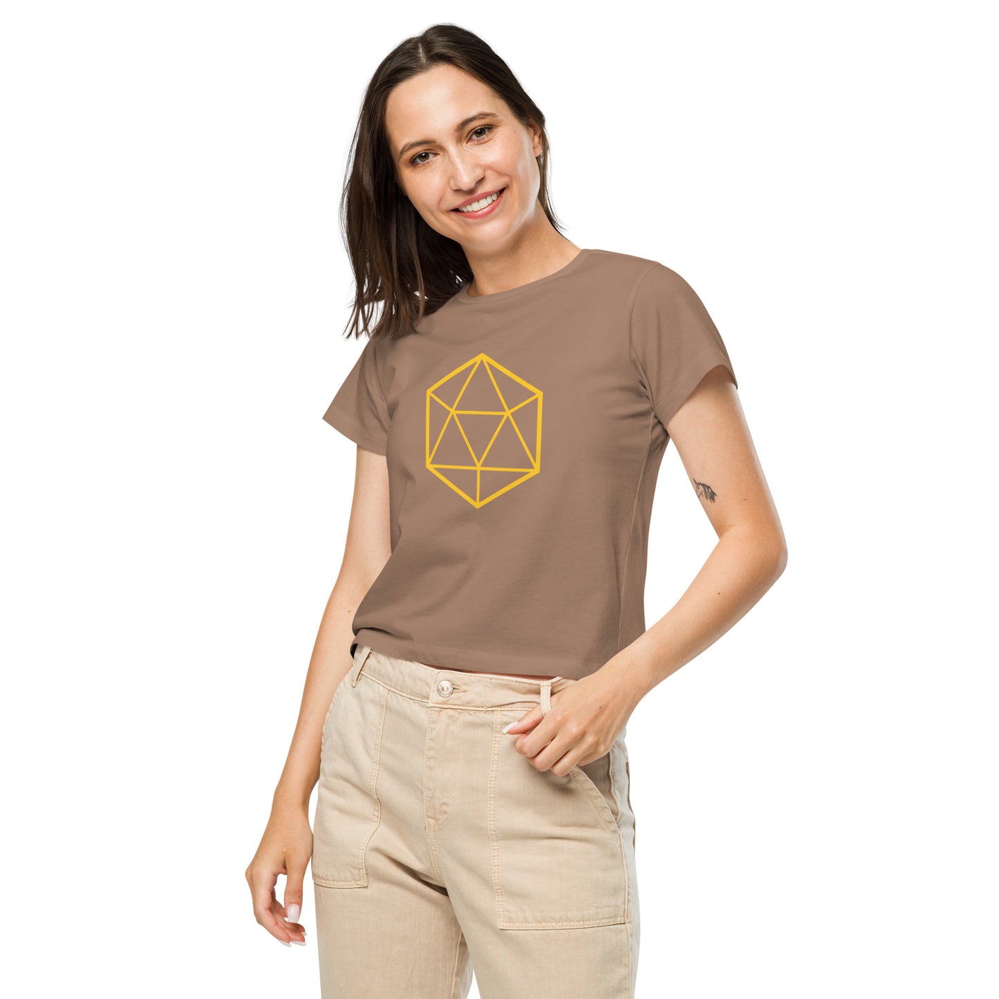 Geo-Women’s high-waisted t-shirt