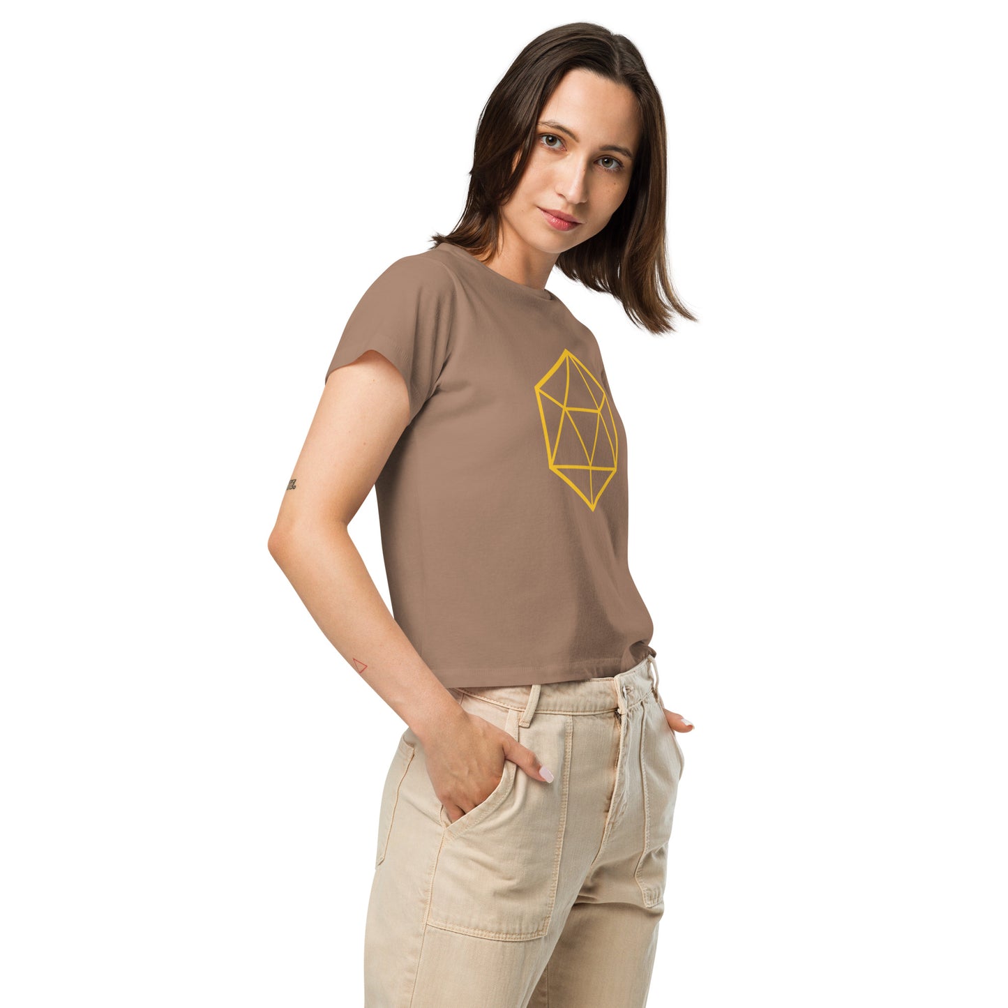 Geo-Women’s high-waisted t-shirt