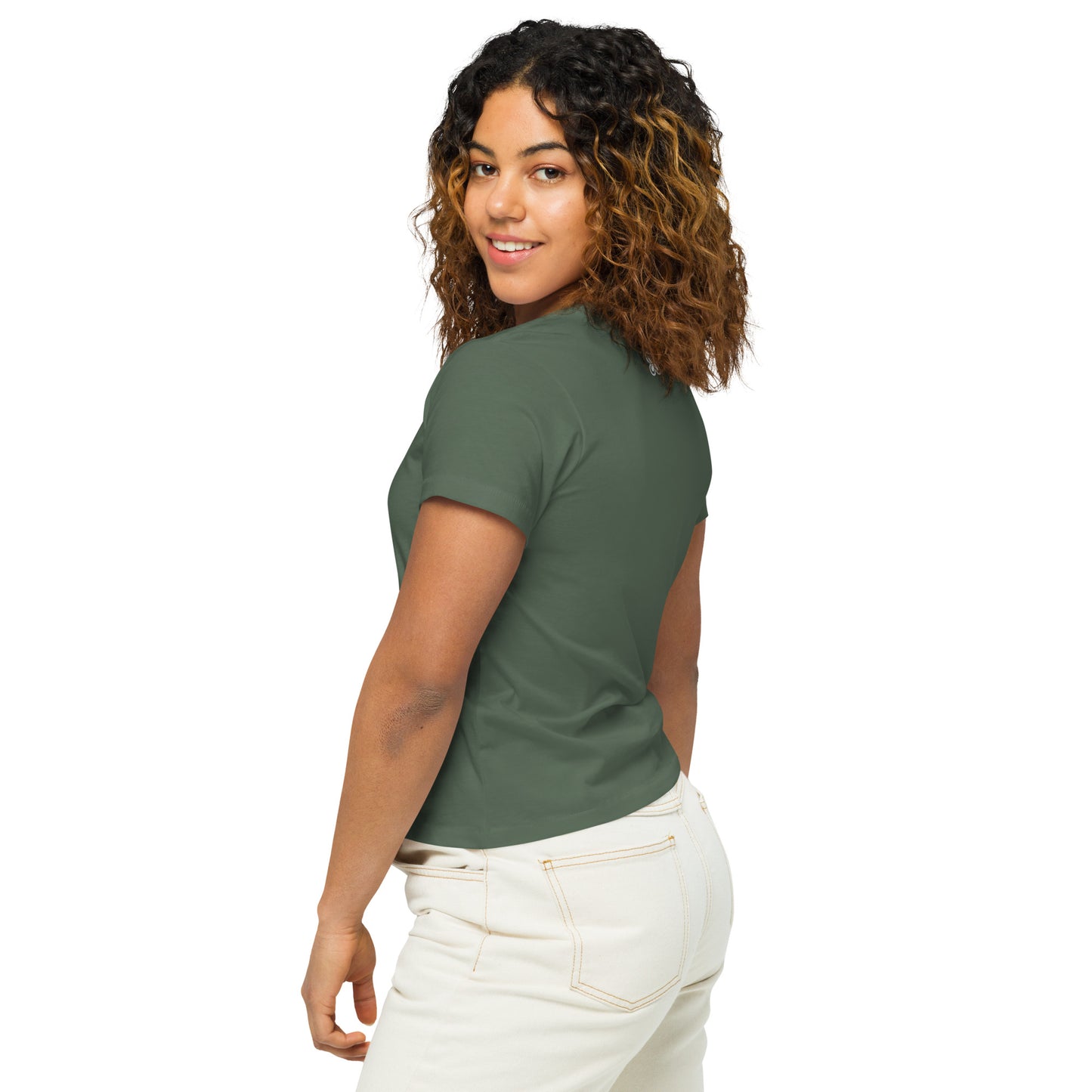 Women’s Waves high-waisted t-shirt