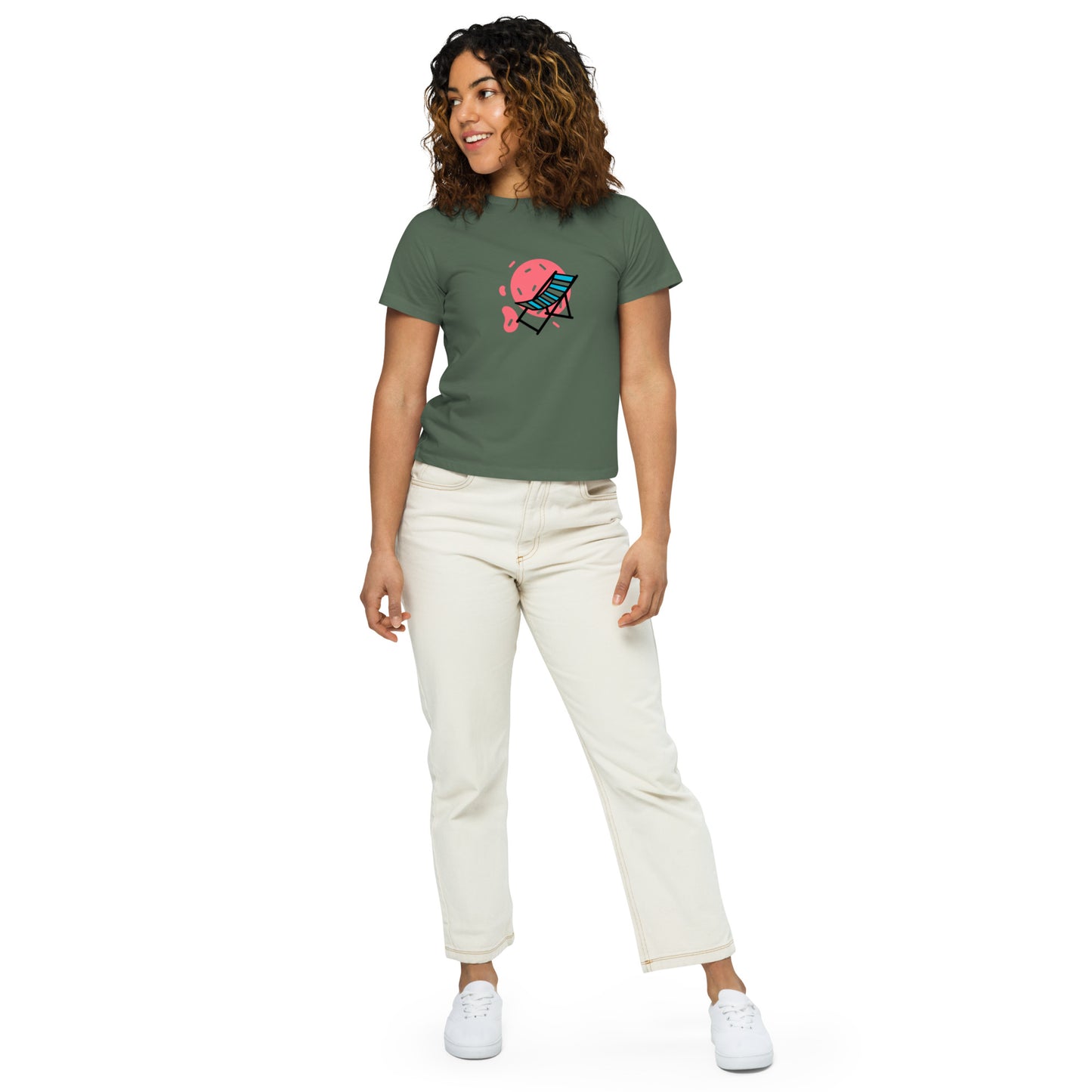 Lounge Women’s high-waisted t-shirt