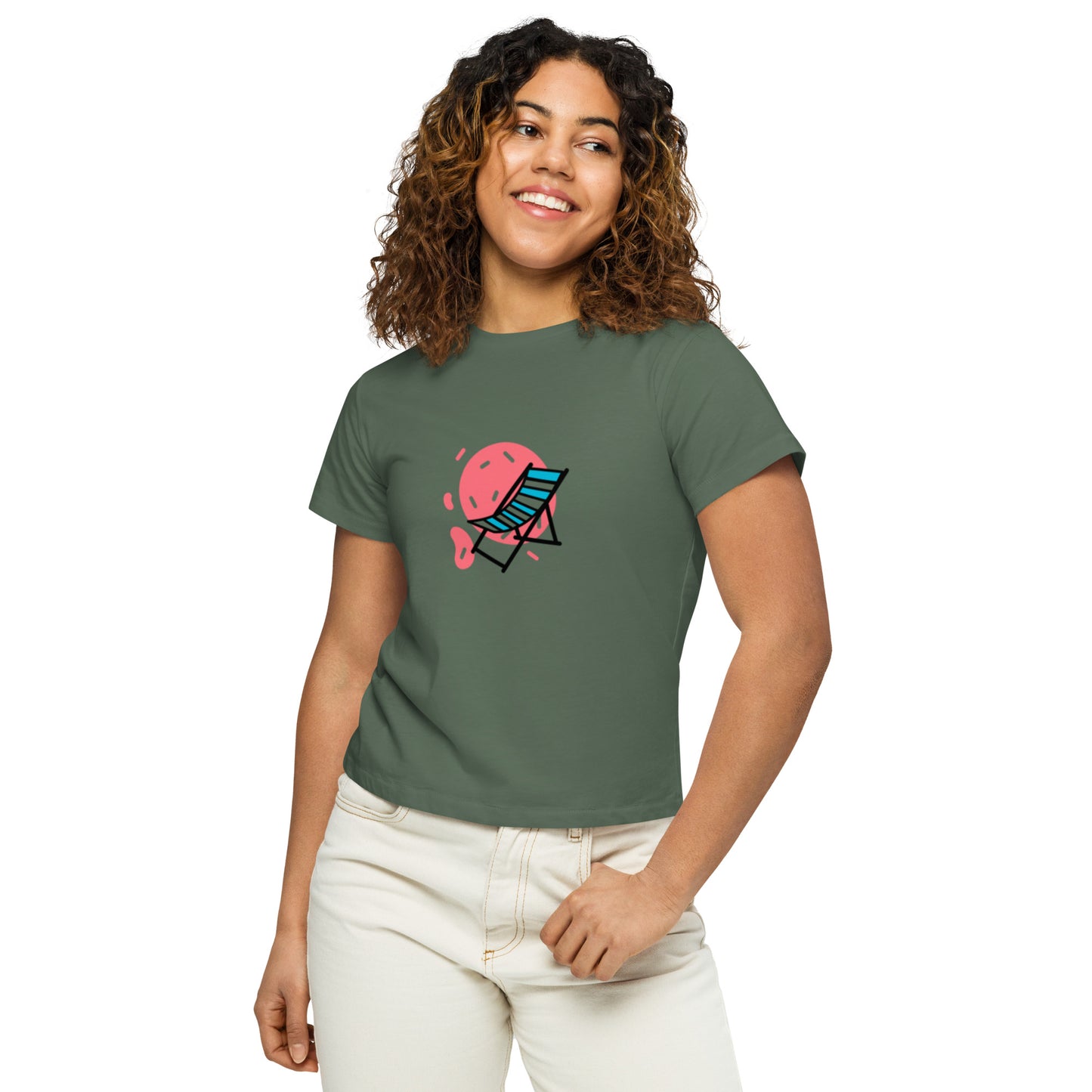 Lounge Women’s high-waisted t-shirt
