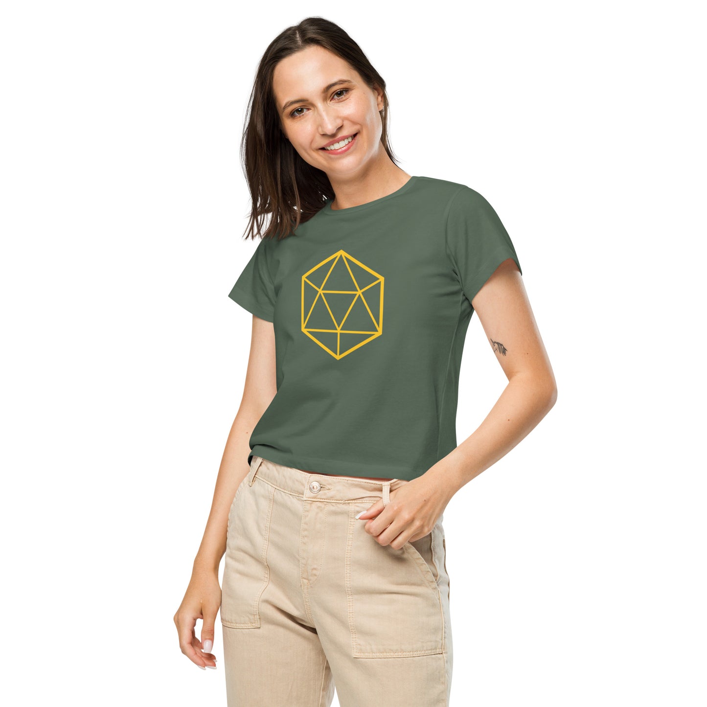 Geo-Women’s high-waisted t-shirt