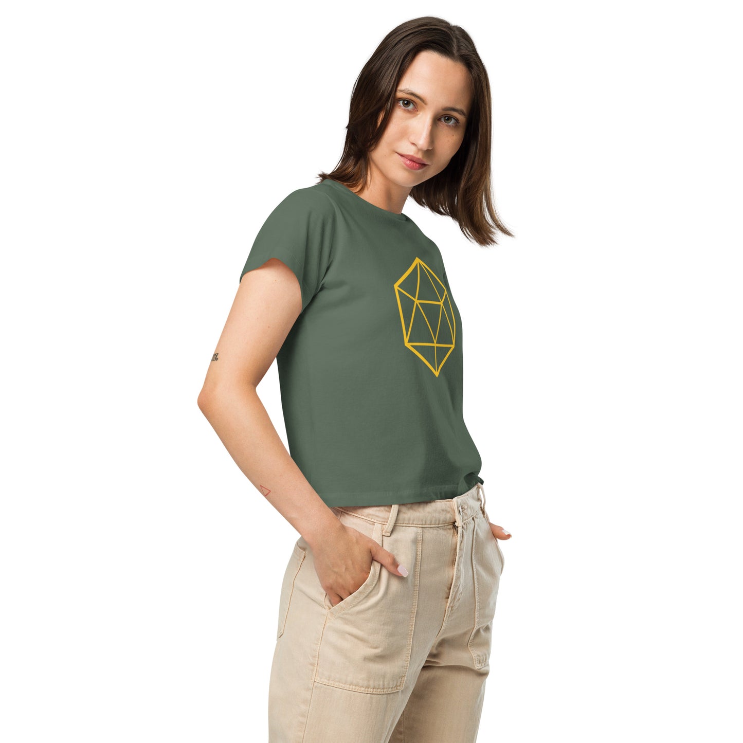 Geo-Women’s high-waisted t-shirt