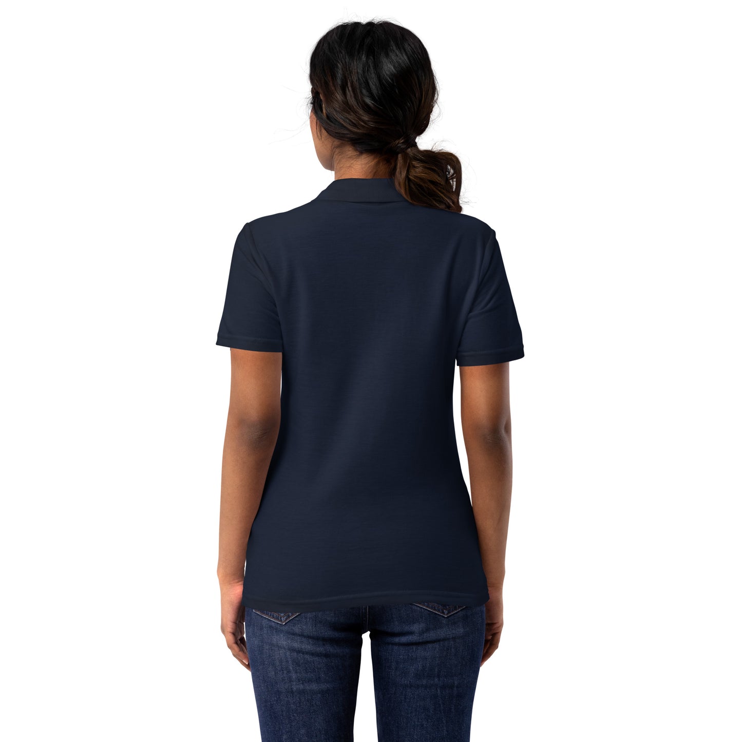 Women’s pique polo shirt$20.00