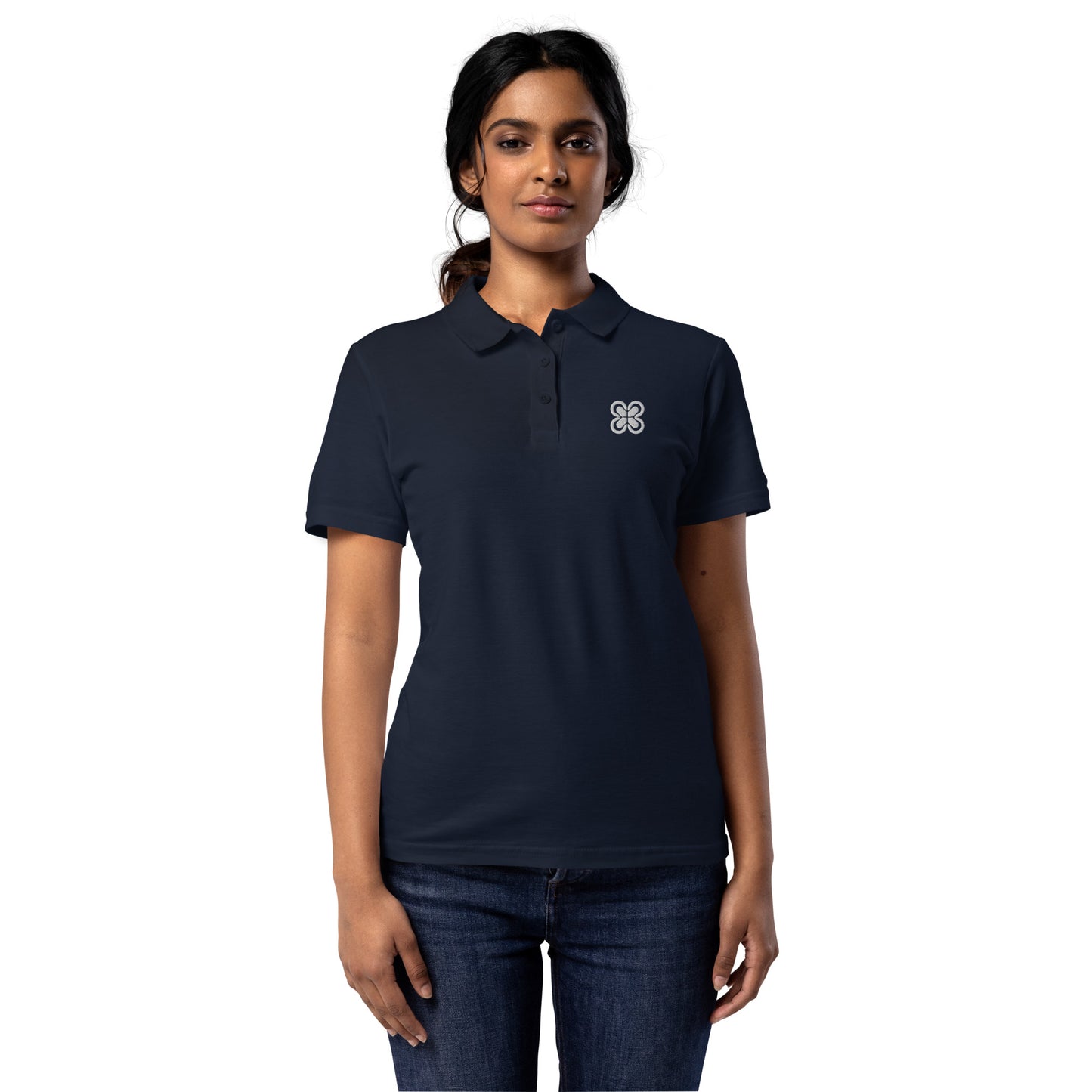 Women’s pique polo shirt$20.00