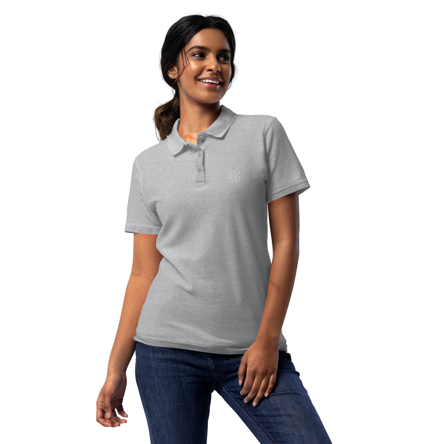Women’s pique polo shirt$20.00