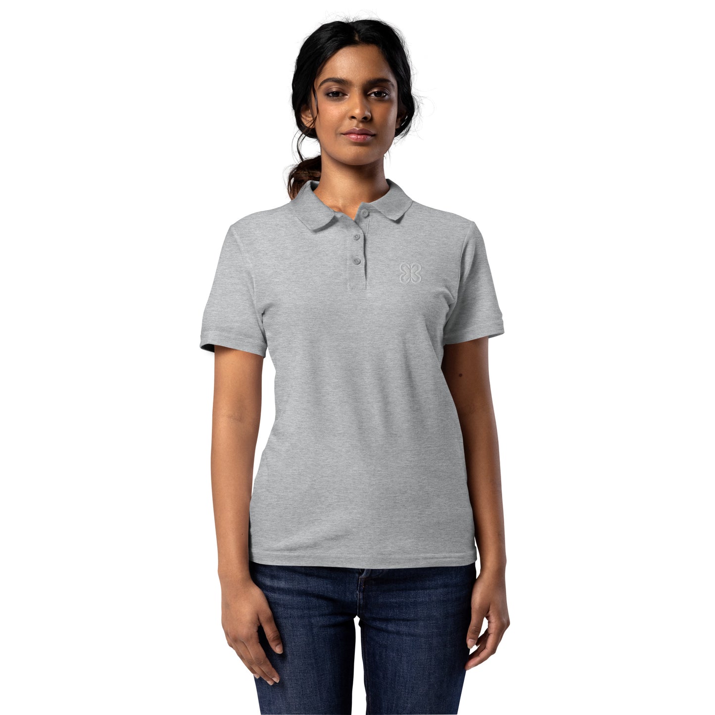 Women’s pique polo shirt$20.00