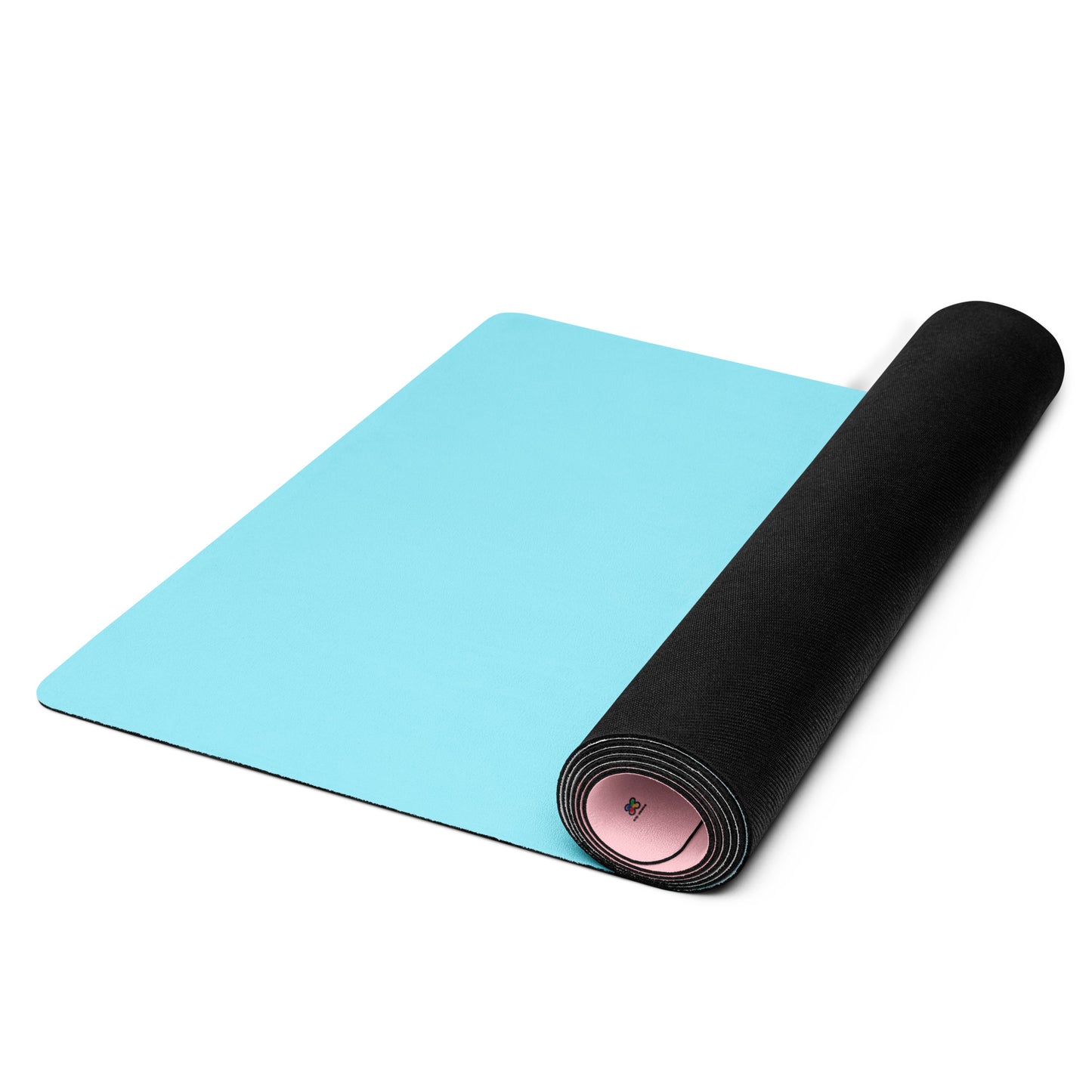 Pink and blue gradient Yoga mat