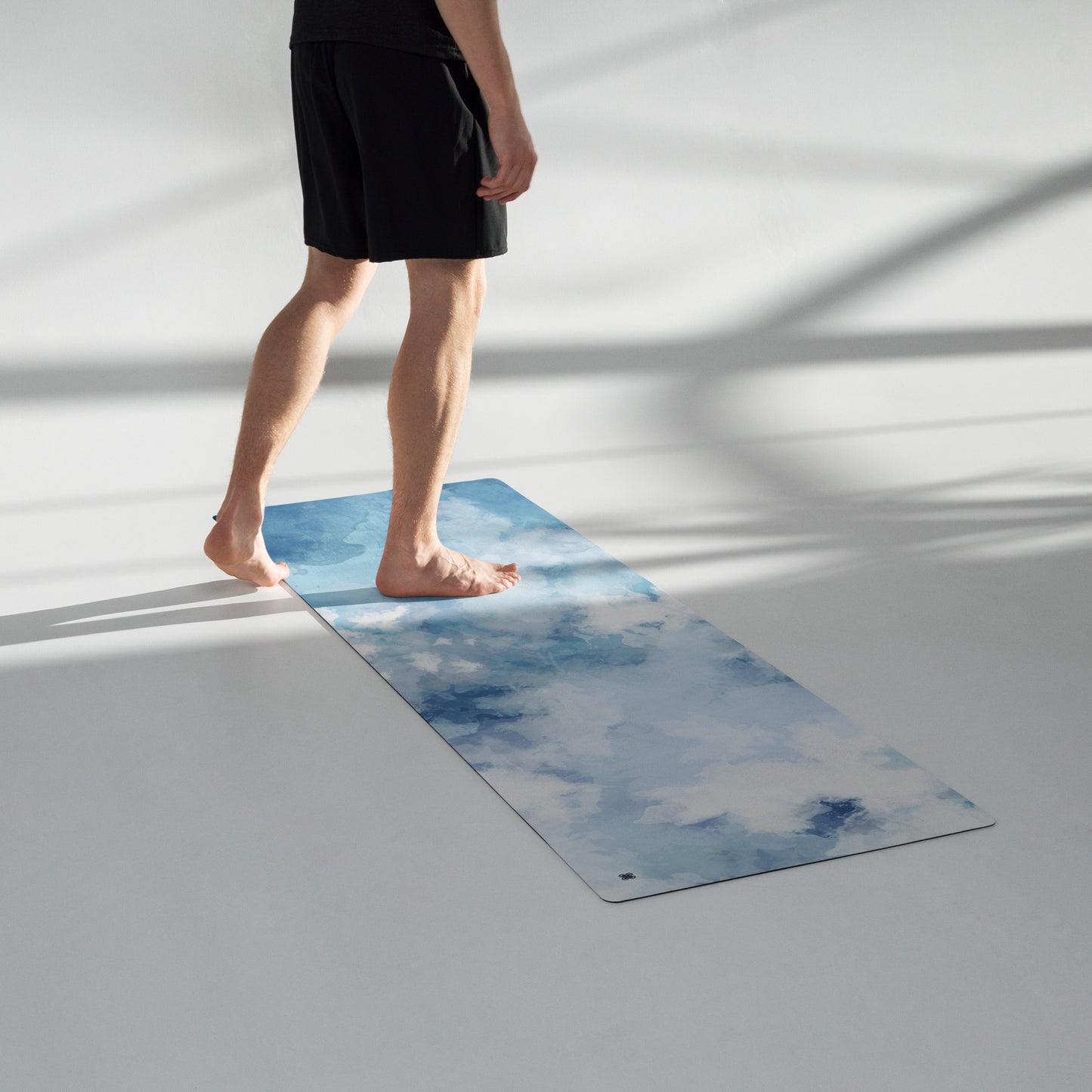 Tie-Die-Blue Yoga mat