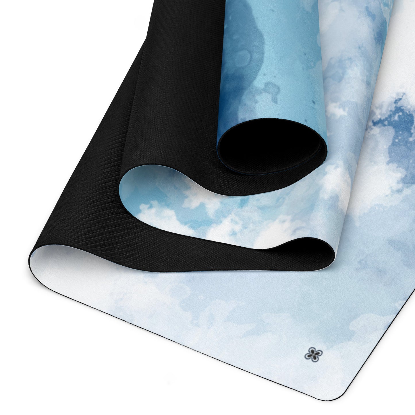 Tie-Die-Blue Yoga mat
