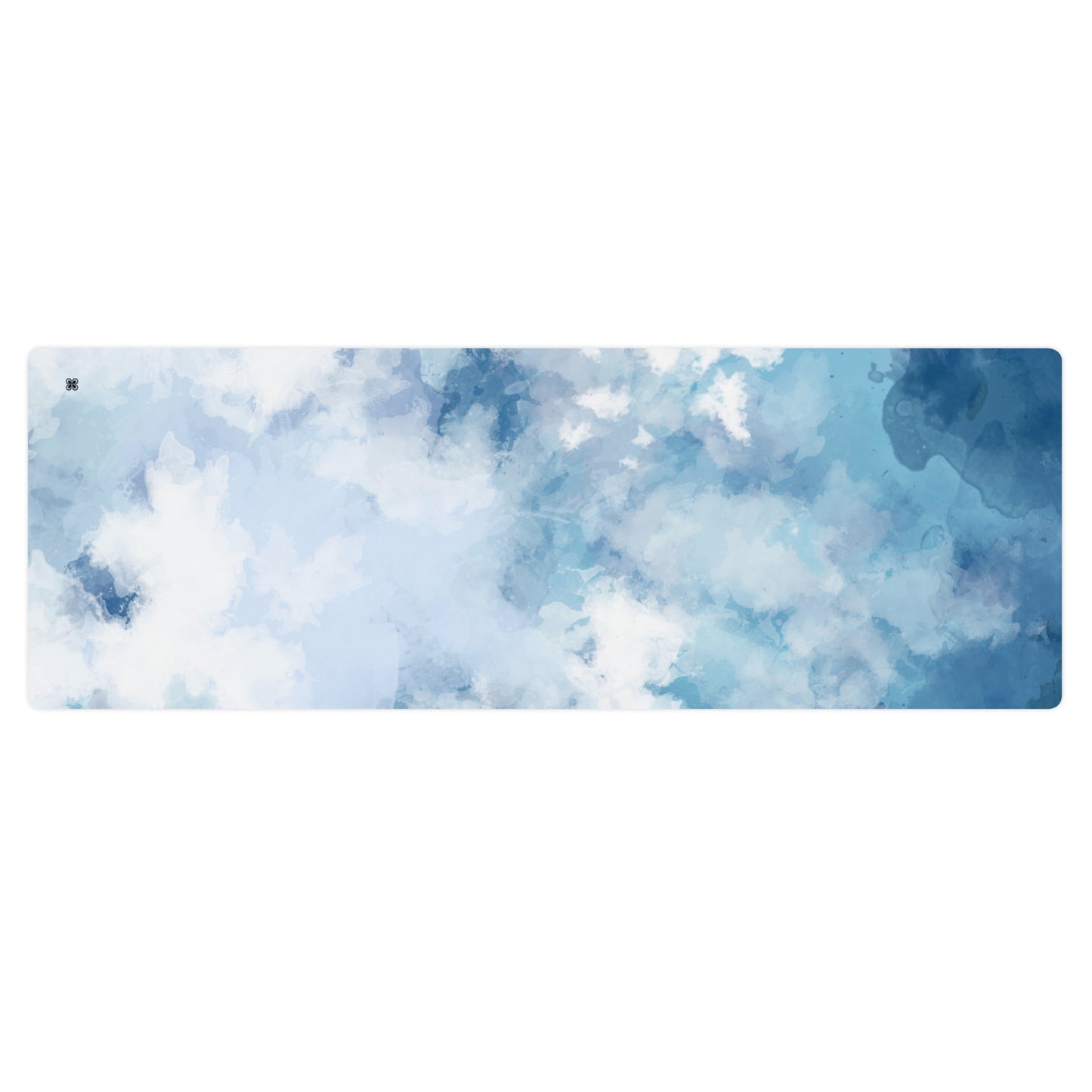 Tie-Die-Blue Yoga mat