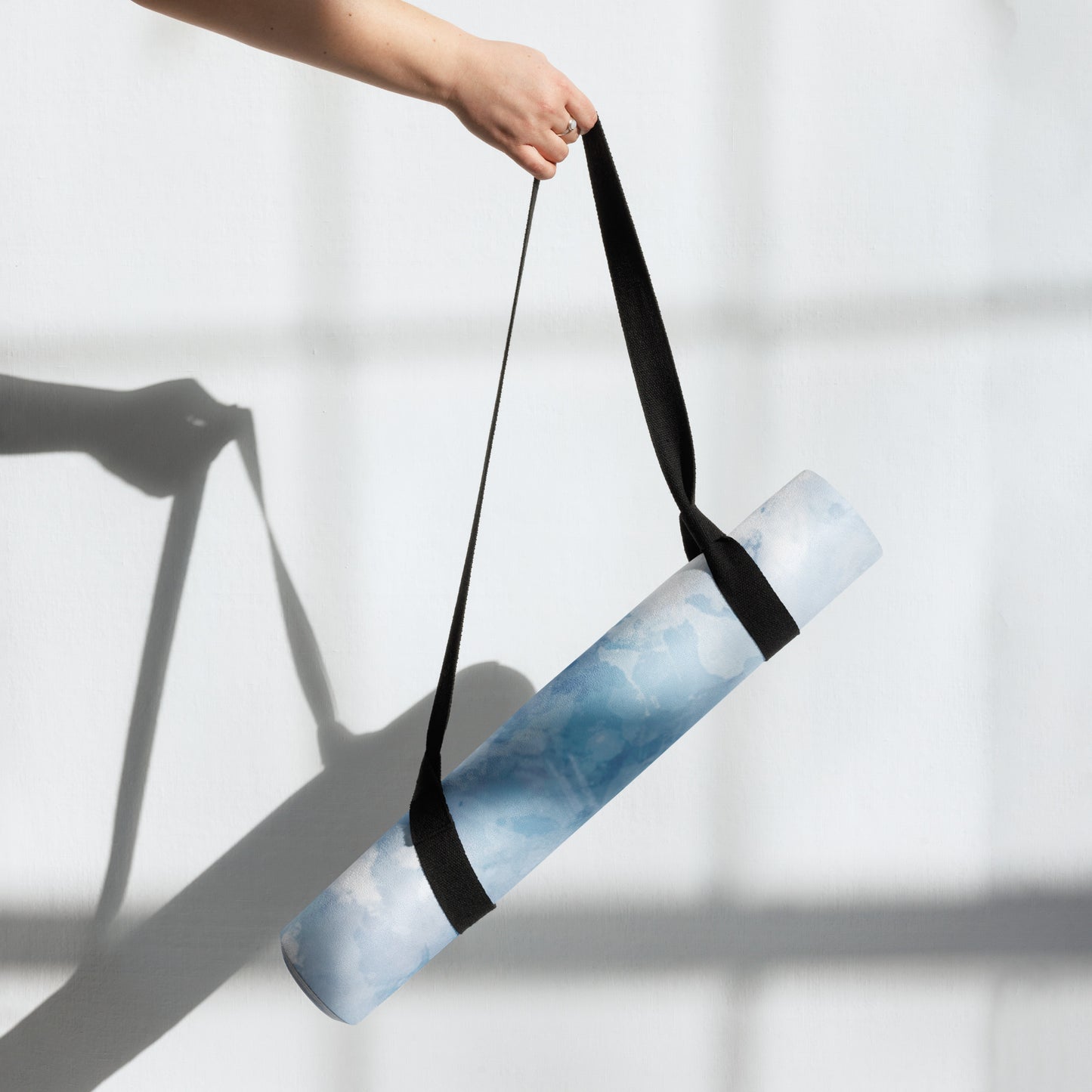 Tie-Die-Blue Yoga mat