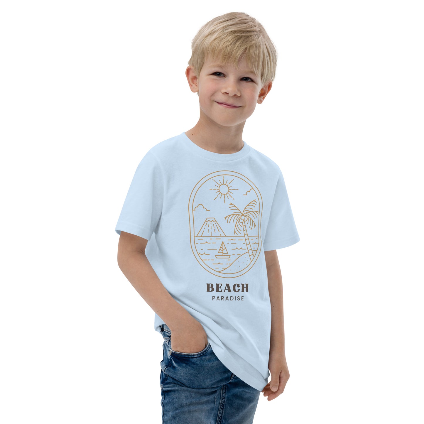 Beach Paradise Youth jersey t-shirt