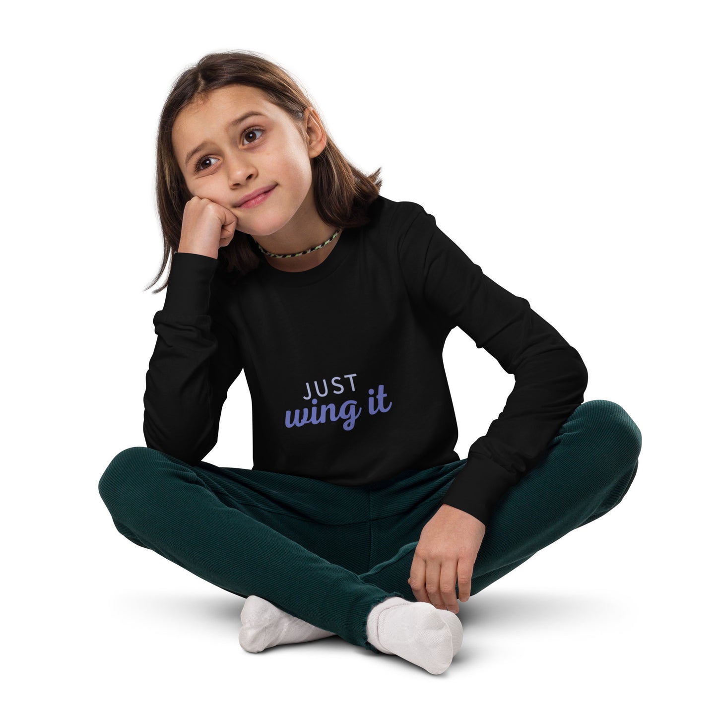 Wing It Youth long sleeve tee