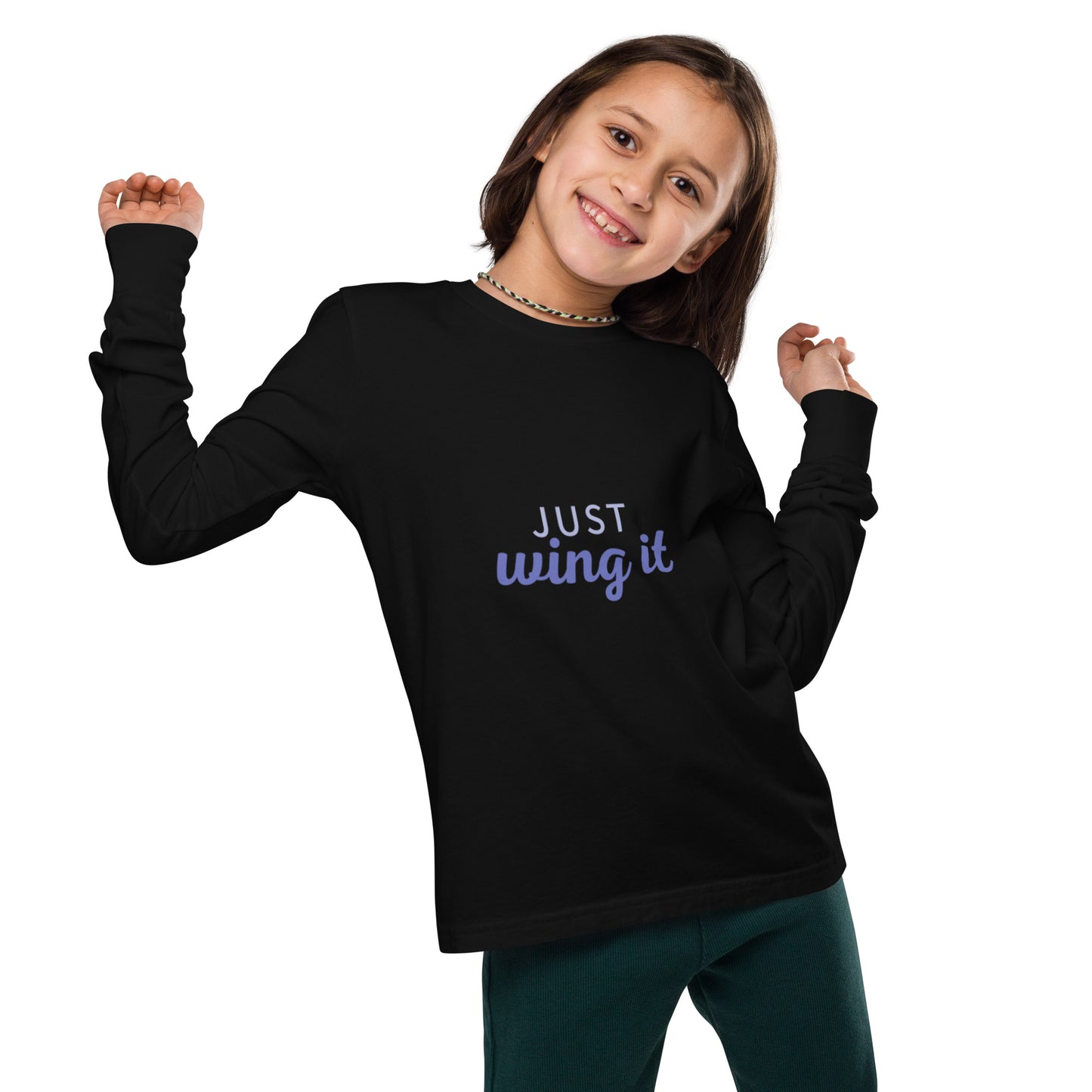 Wing It Youth long sleeve tee