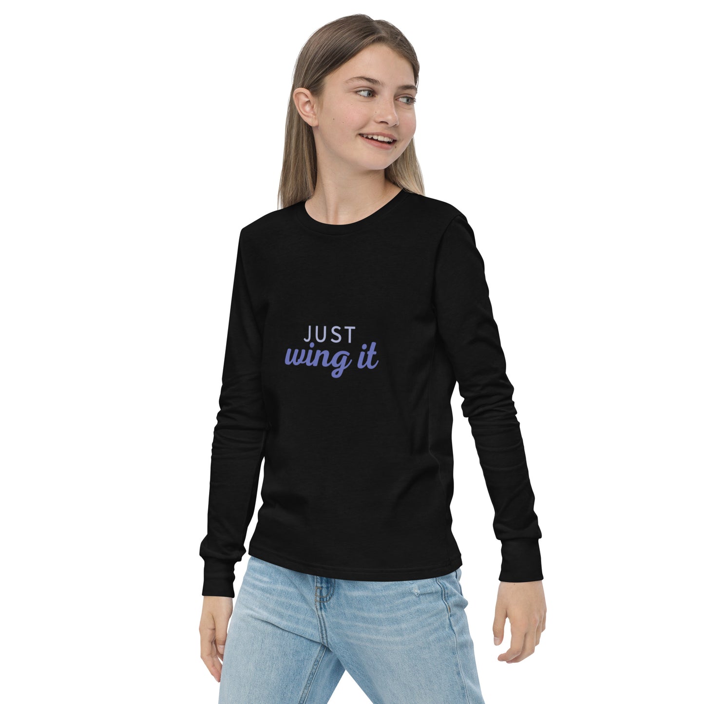 Wing It Youth long sleeve tee