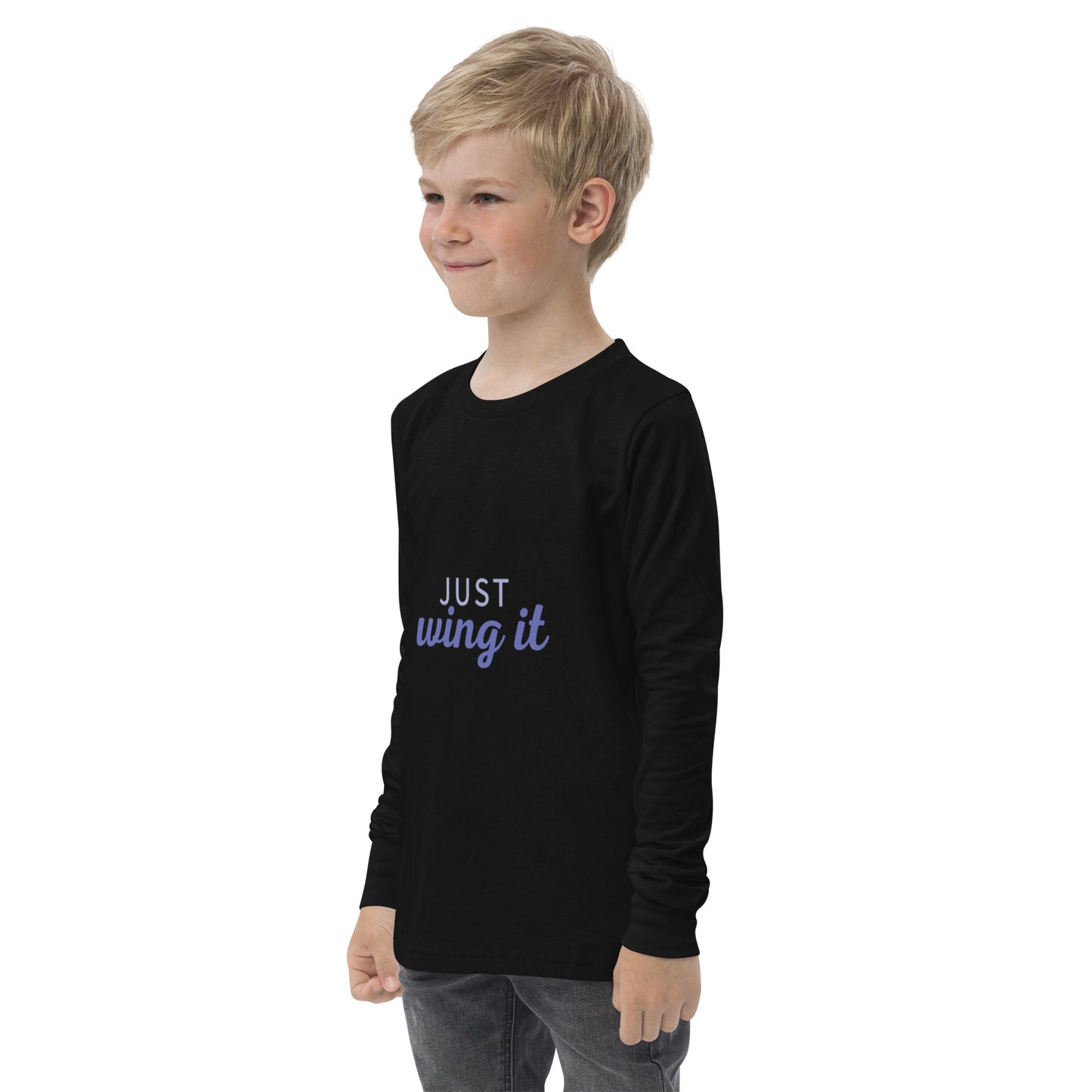 Wing It Youth long sleeve tee