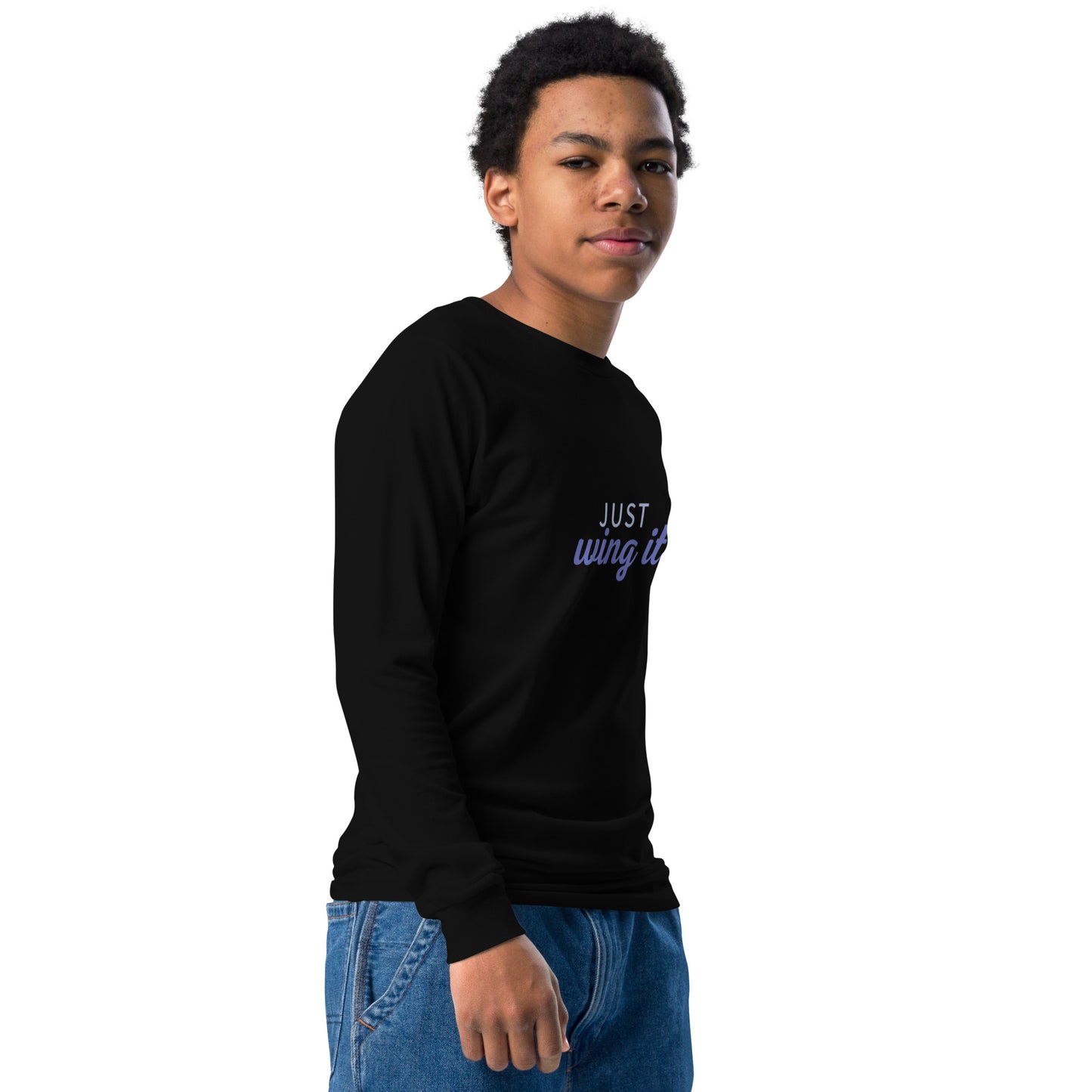 Wing It Youth long sleeve tee