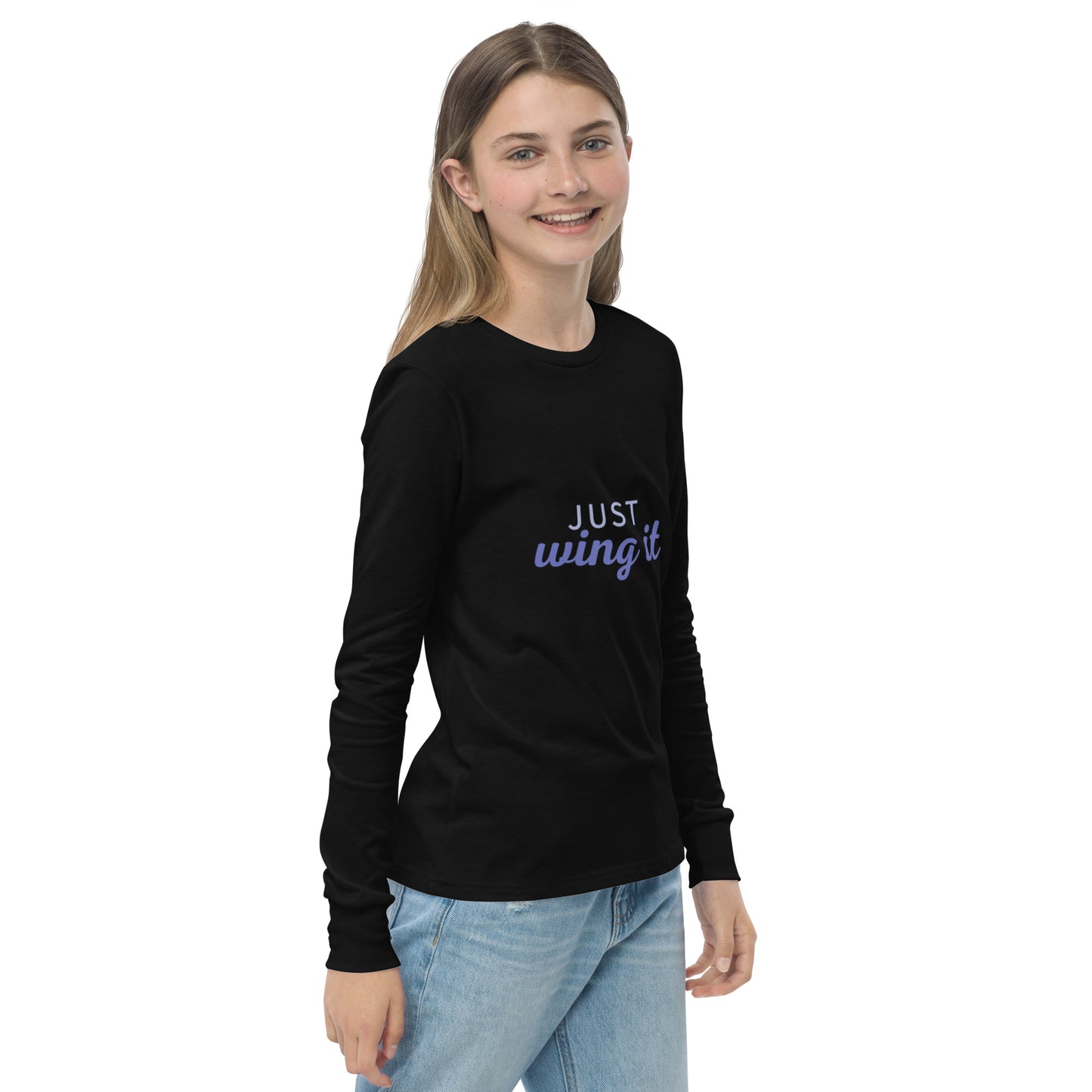 Wing It Youth long sleeve tee