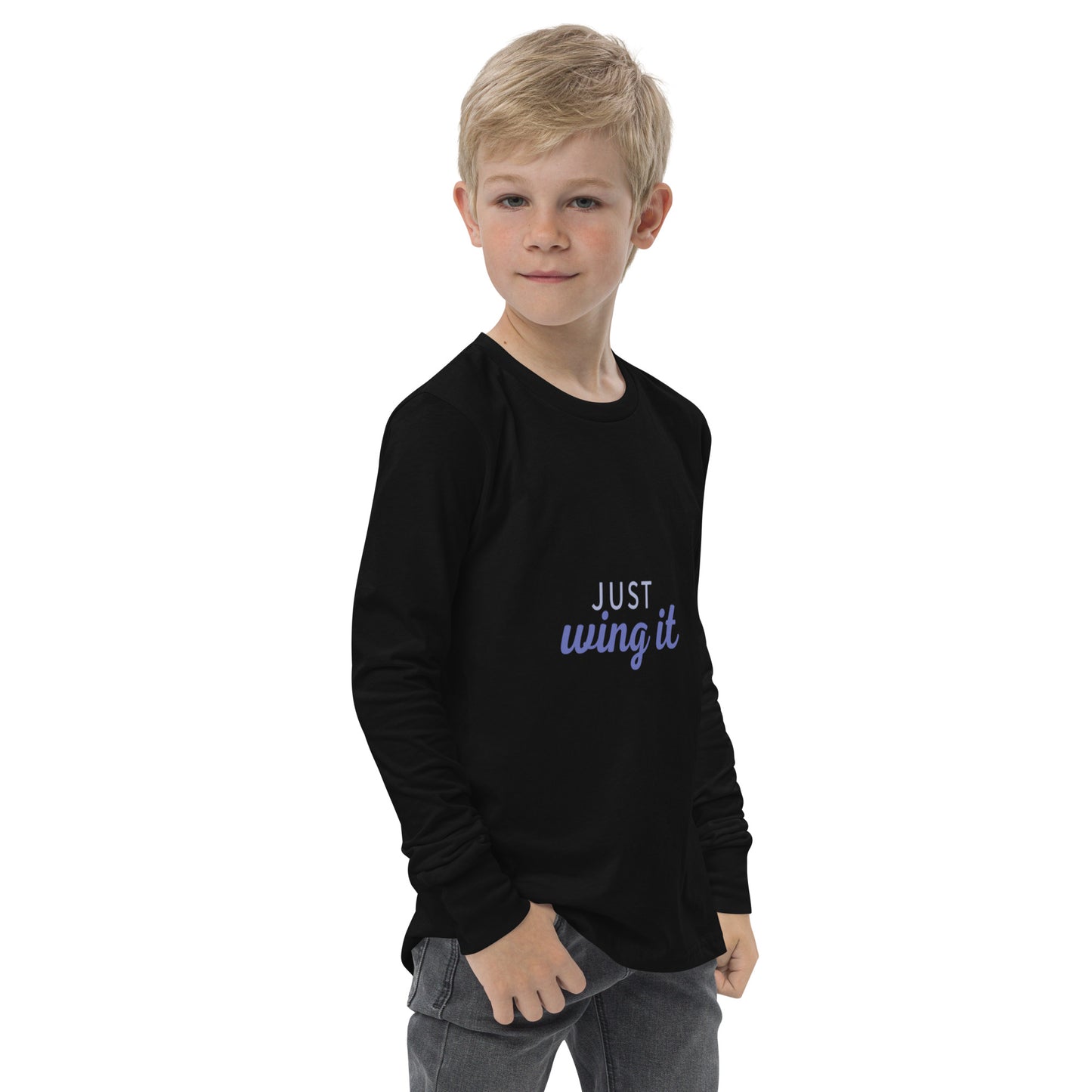 Wing It Youth long sleeve tee