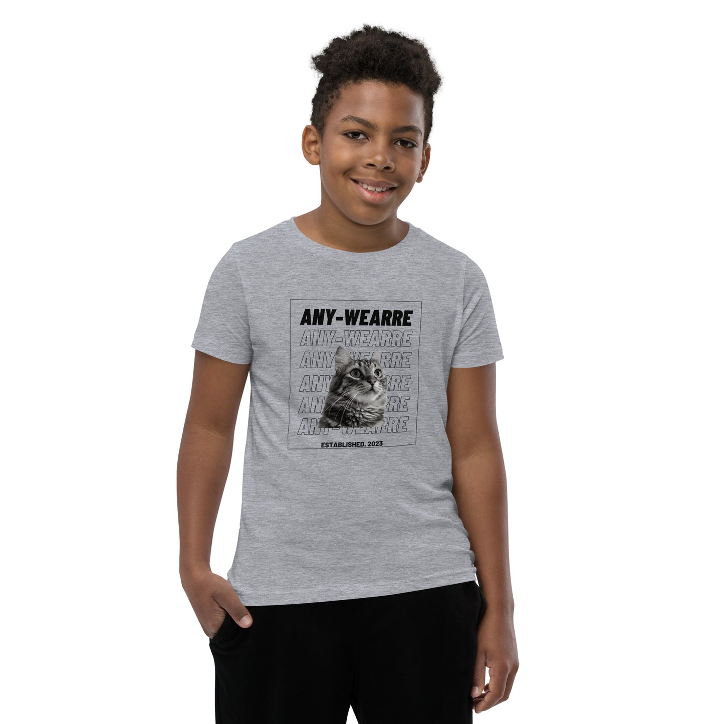 Cat Youth Short Sleeve T-Shirt