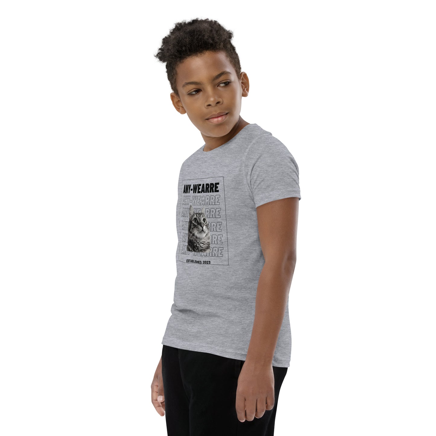 Cat Youth Short Sleeve T-Shirt
